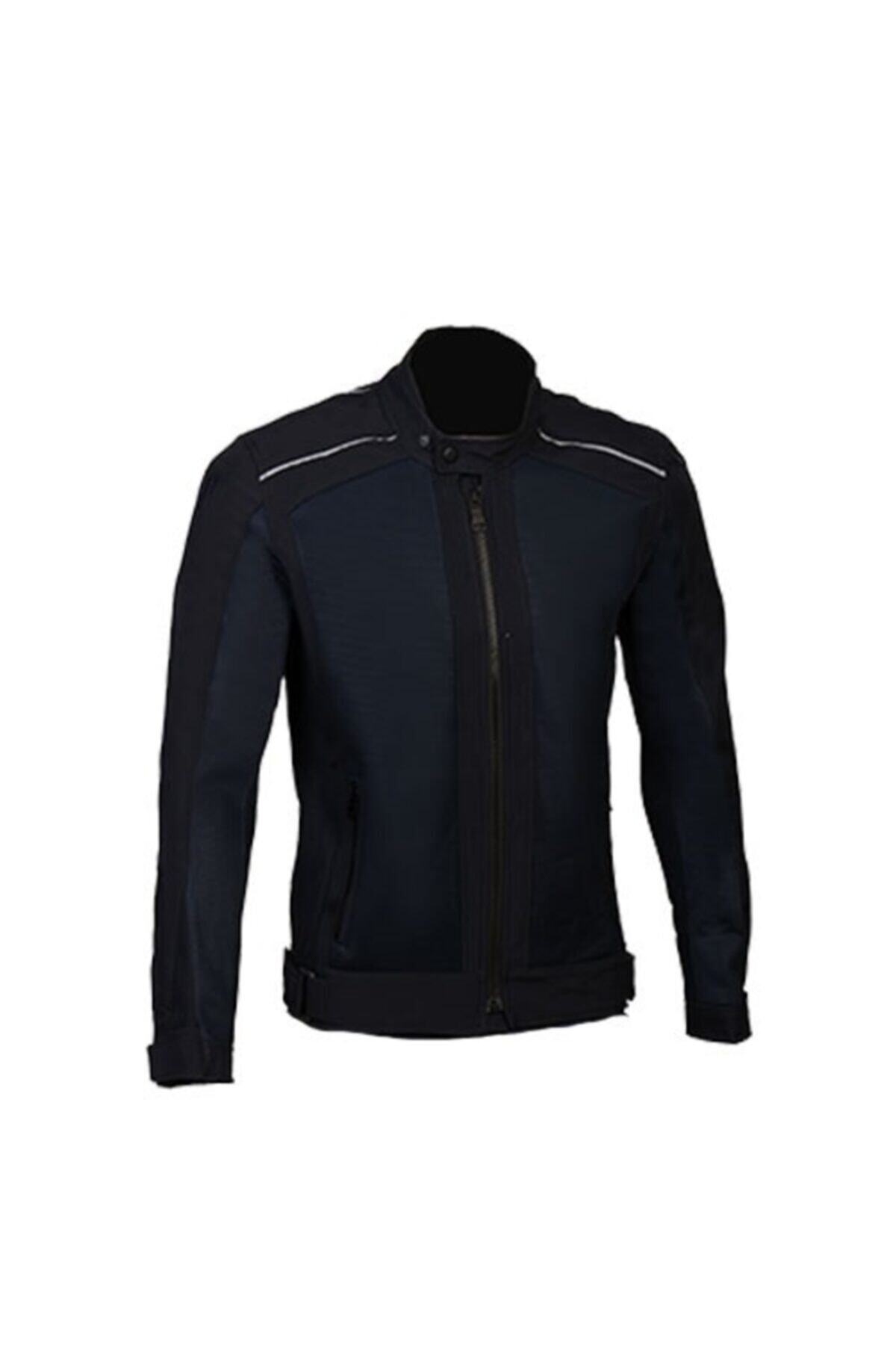 MOTOSPARTAN Unisex Siyah Vexo Cayman Aır Yazlık Fileli Mavi S Beden Mont