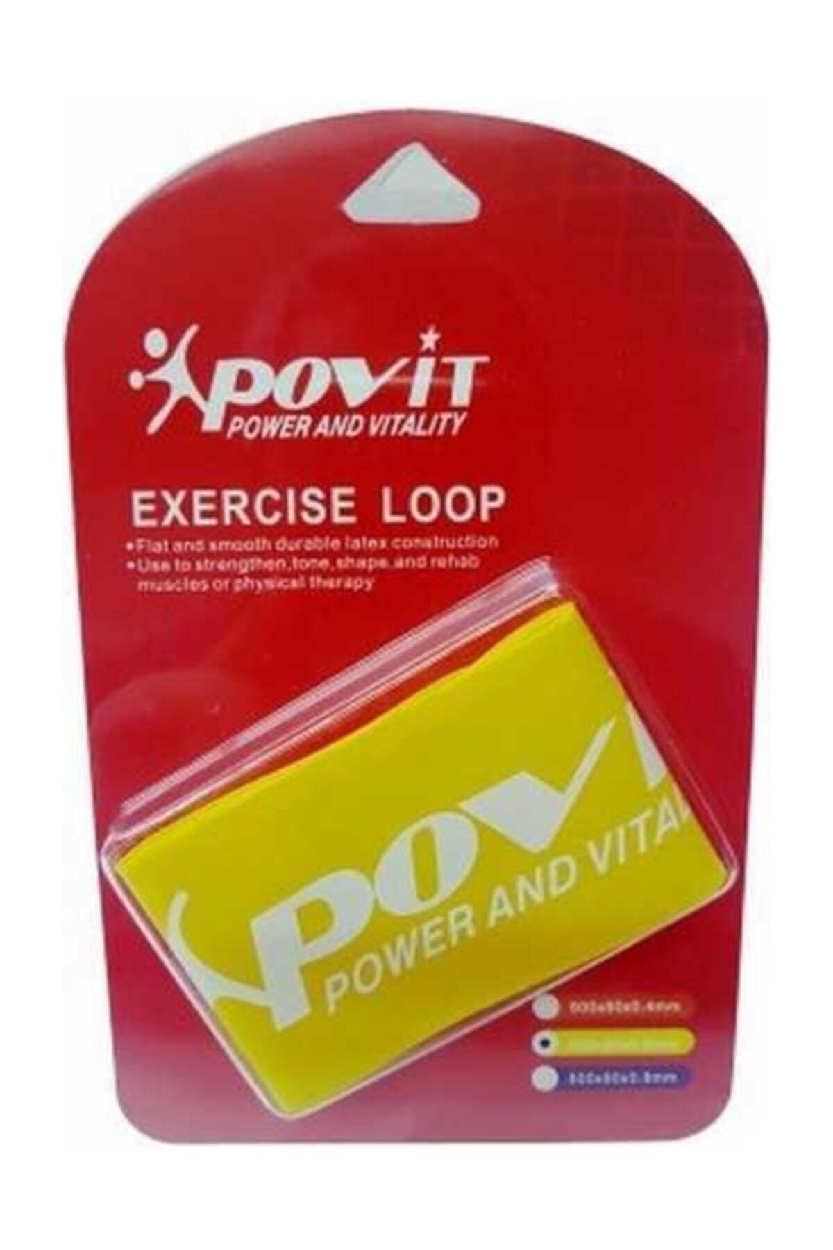 Povit Lks 86 Exercise Loop Pilates Bandı Sarı