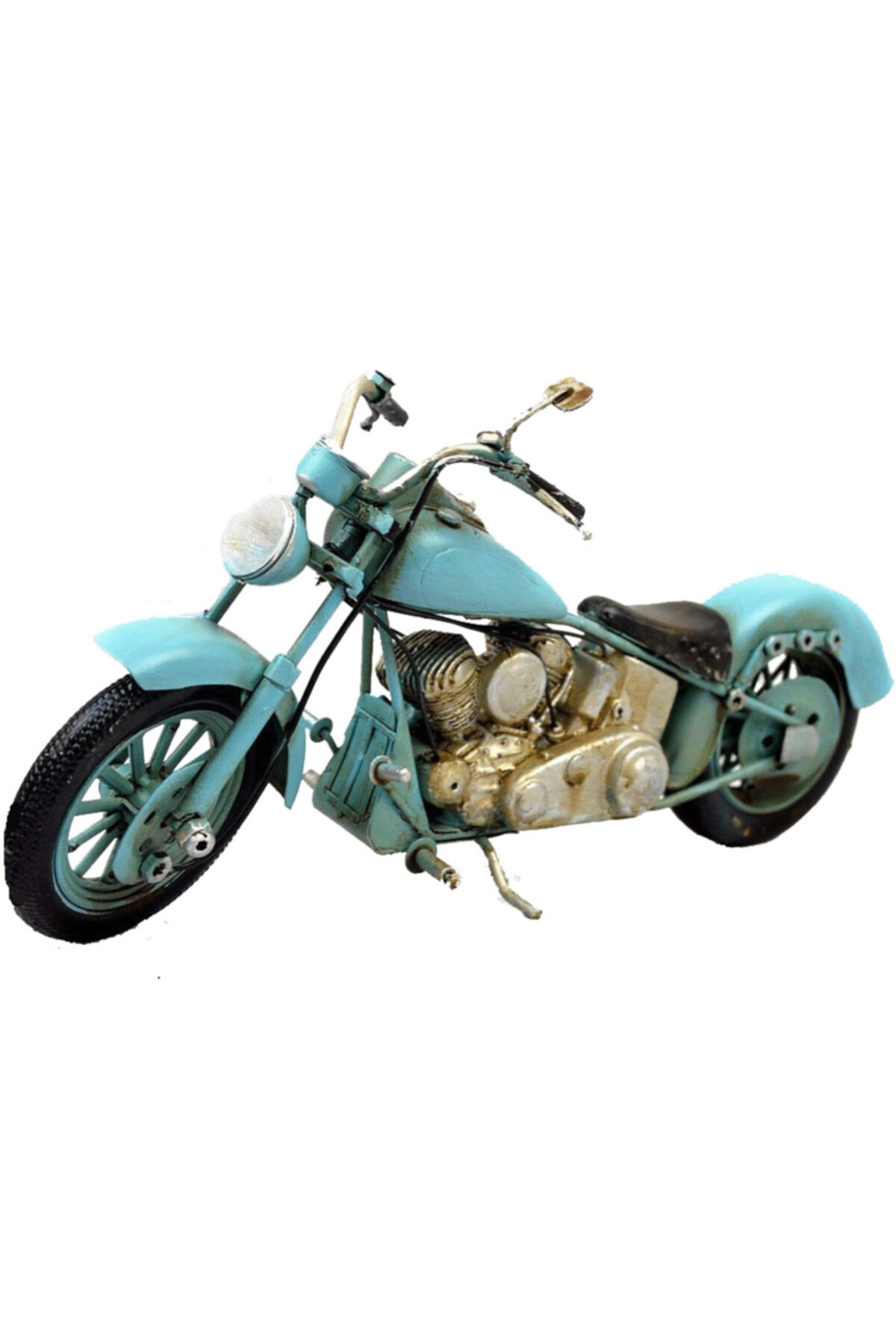 Misiny -açık Mavi Metal Motosiklet Maketi
