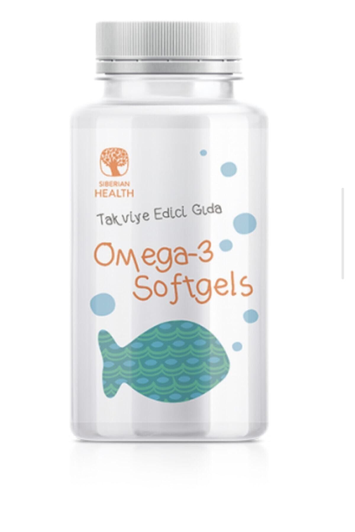 Siberian Wellness Omega-3 Softgels,omega-3 Ve A, E, D Vi tami nleri  Içeren Takvi ye Edi ci  Gıda