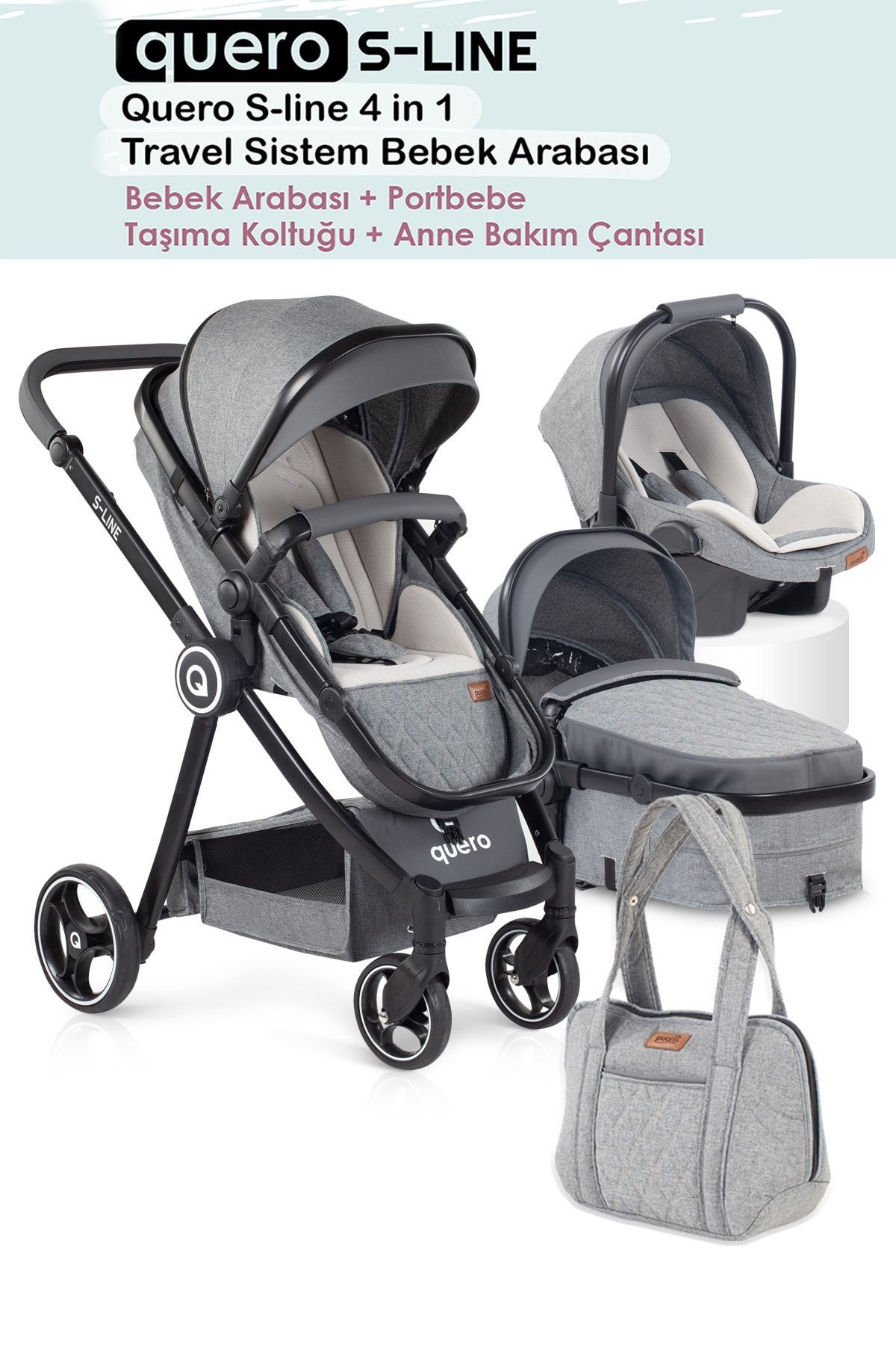 Quero S-line Travel Sistem Bebek Arabası