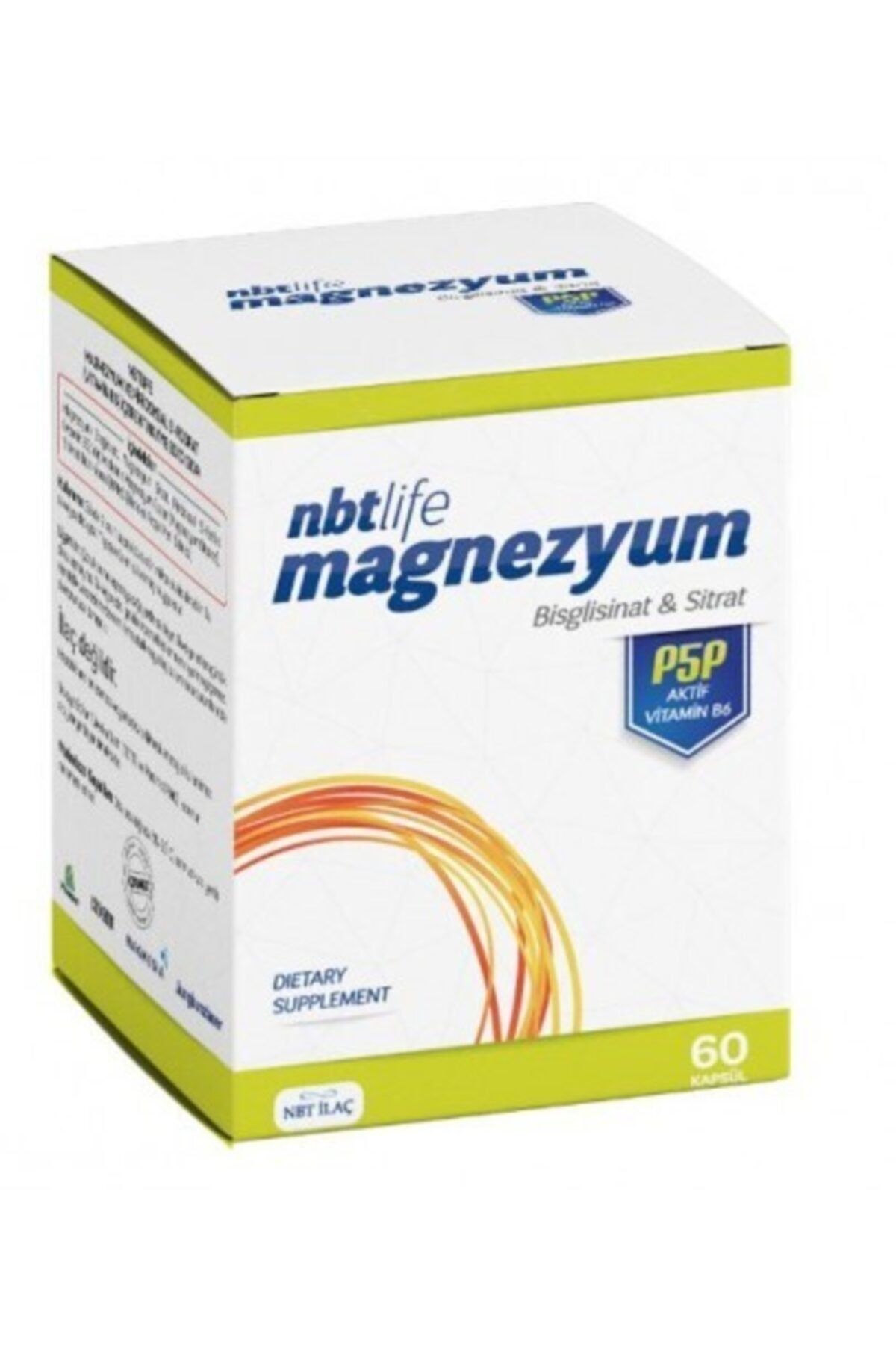 NBT Life Magnezyum P5p Vitamin B6 60 Kapsül