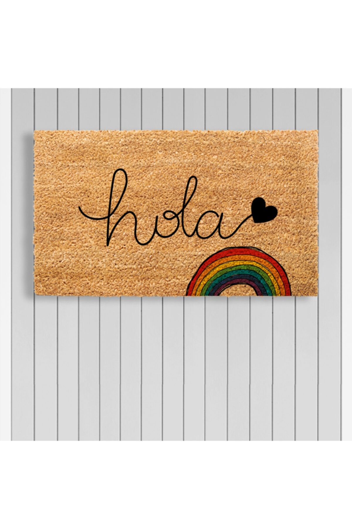 Paspashello Design Koko Paspas / PVC Taban - 40*70 cm / Model; Hola & Rainbow