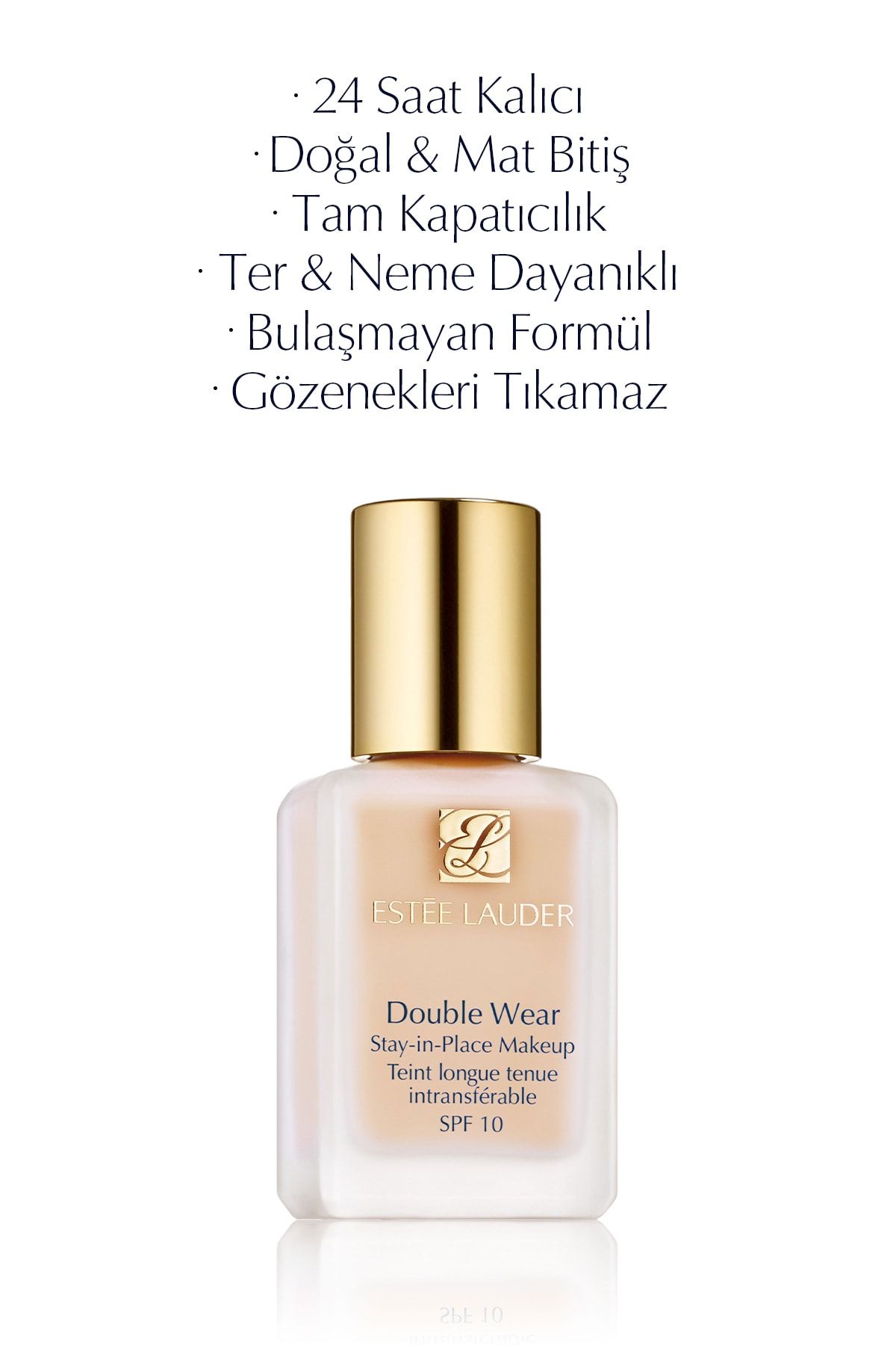 Estee Lauder Fondöten - Double Wear Foundation S.I.P Spf 10 0N1 Alabaster 30 ml 887167449091