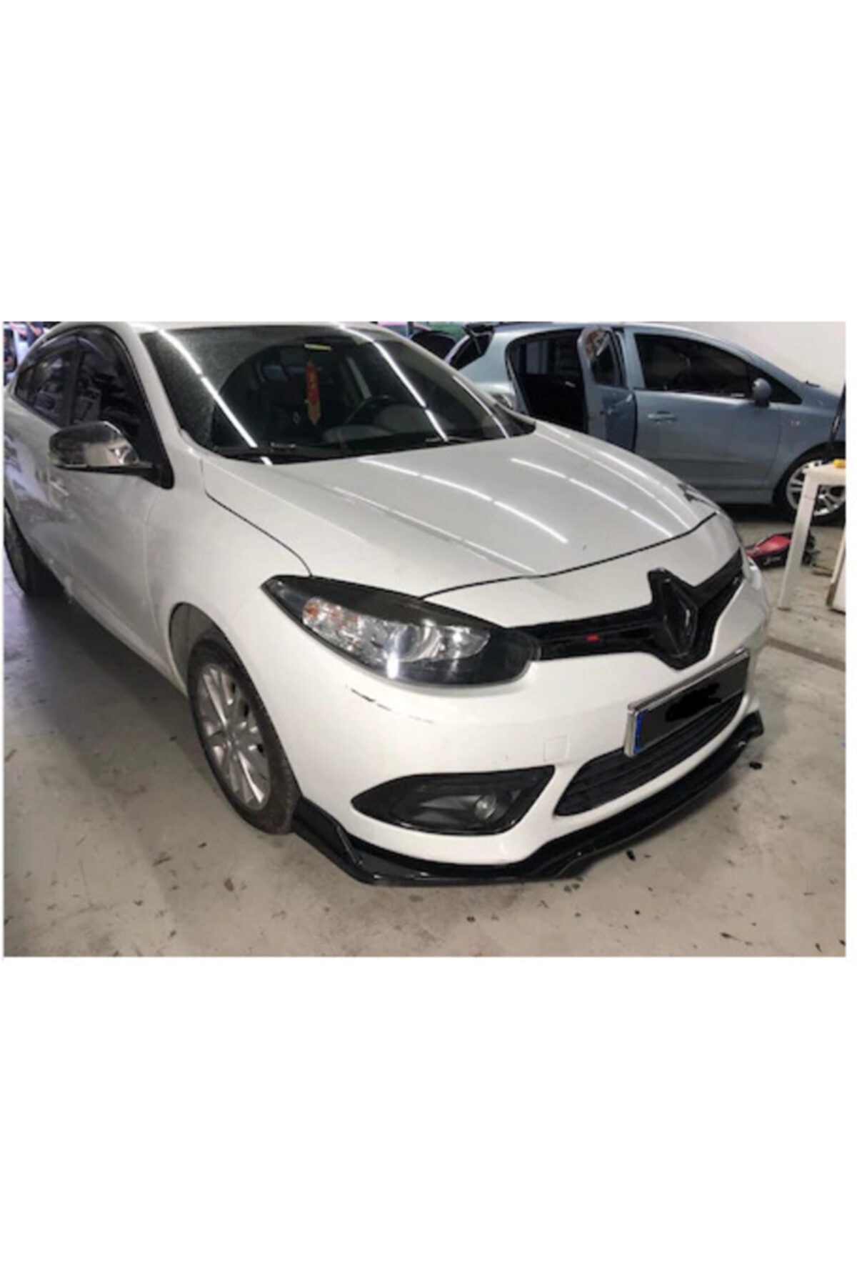 stuning Renault Fluence Ön Tampon Lipi Parlak Siyah 2009-2013