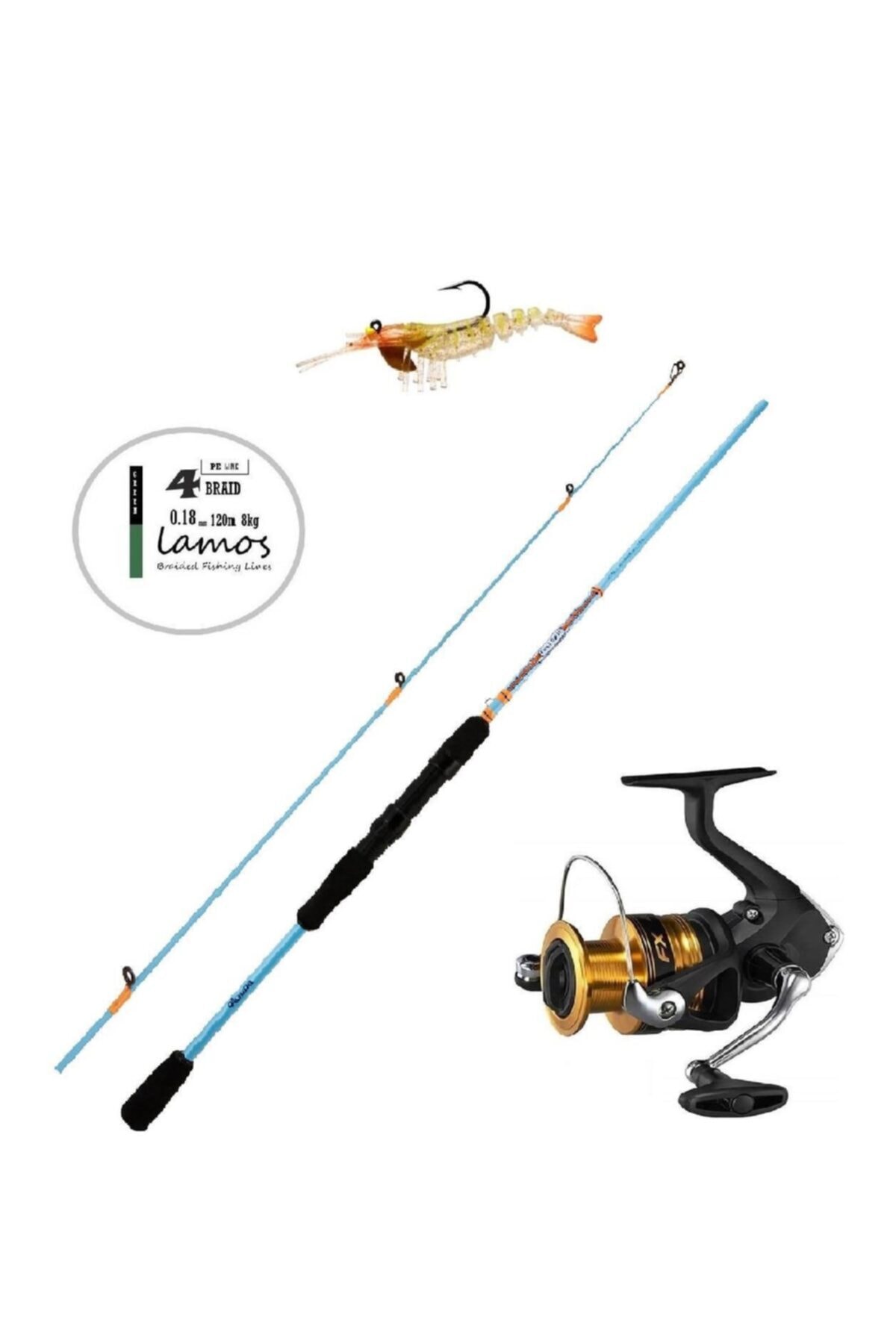 Shimano Fx 4000 Fc & Okuma Fuel Spin 2,44 Cm 15-40 Gr 2 Parça Spin Olta Seti