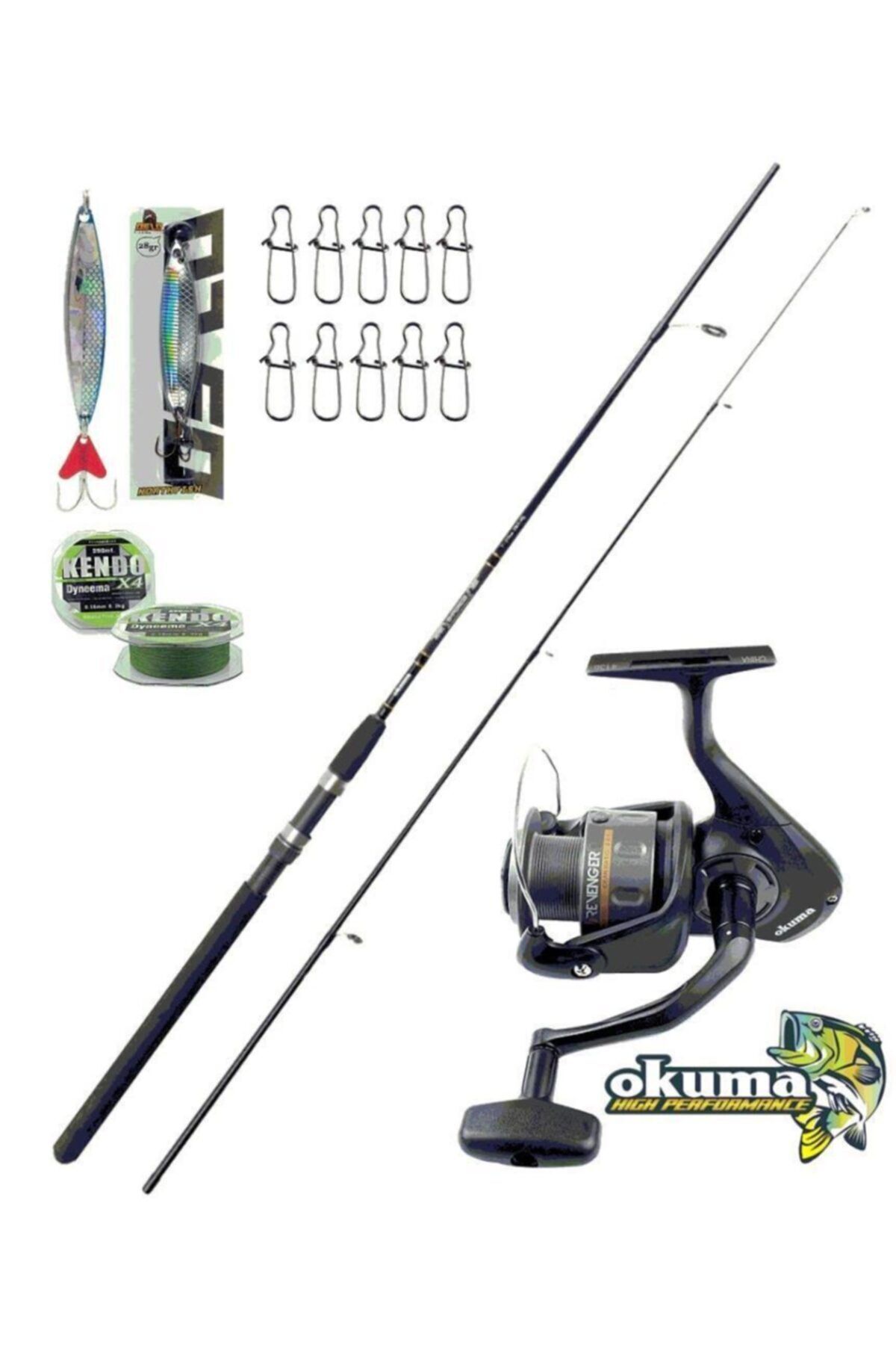 Okuma Revenger Rv-40 G-force 240 Cm 10-30 Gr Spin Olta Seti