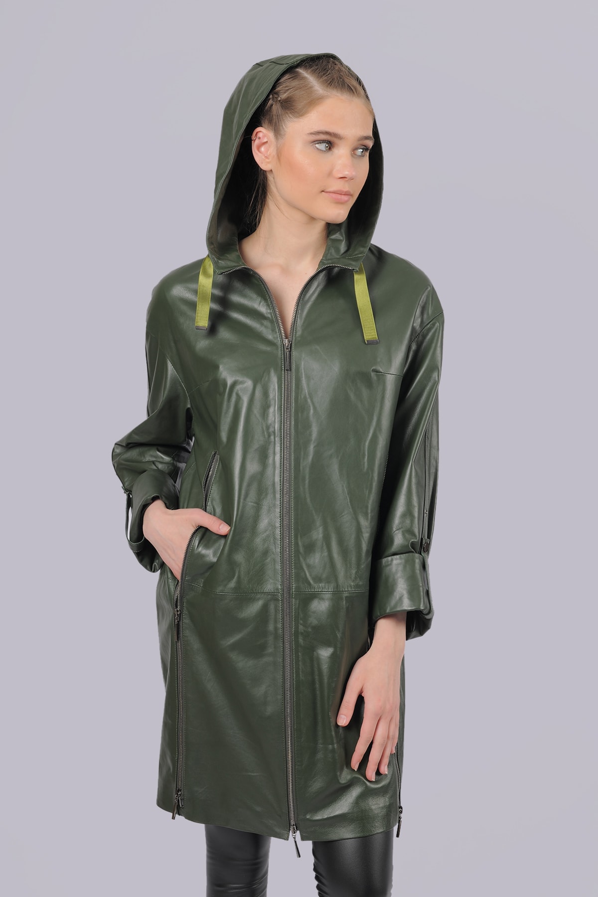 AS KÜRK DERİ Kadın Deri Pardesü