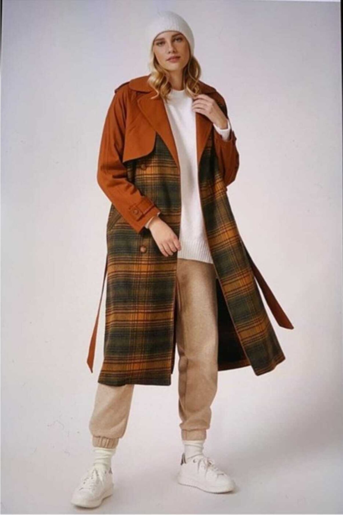 Zook Collection Diz Altı Bayan Palto