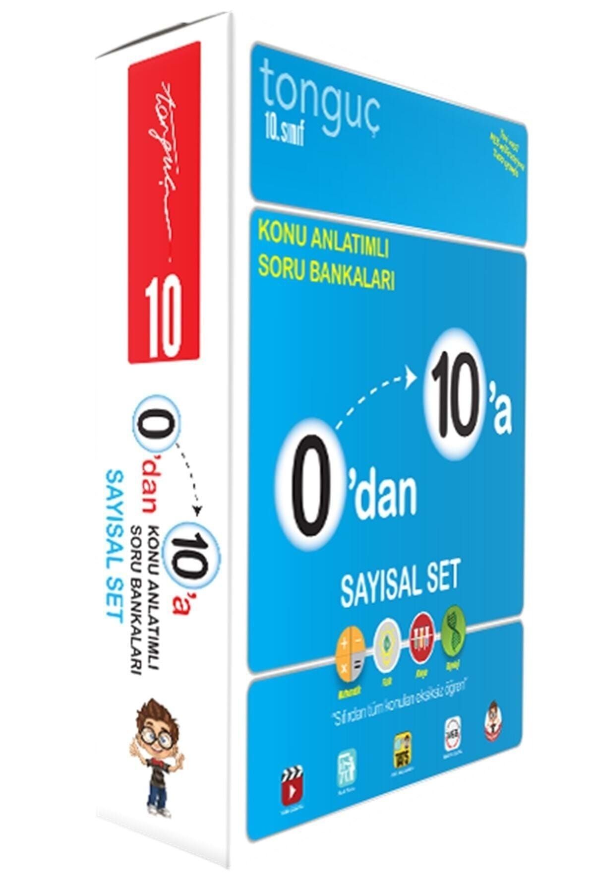 Tonguç Akademi 0'dan 10'a Konu Anlatımlı Soru Bankası Sayısal Set