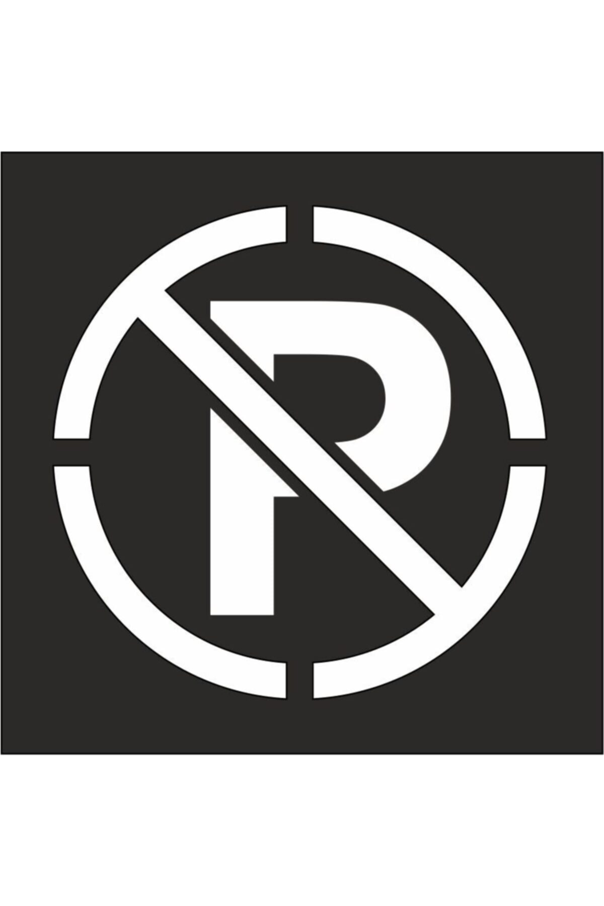 İkra Ajans Park Yapılmaz Sembolü Fabrika Cnc Boya Şablonu 100x100 cm