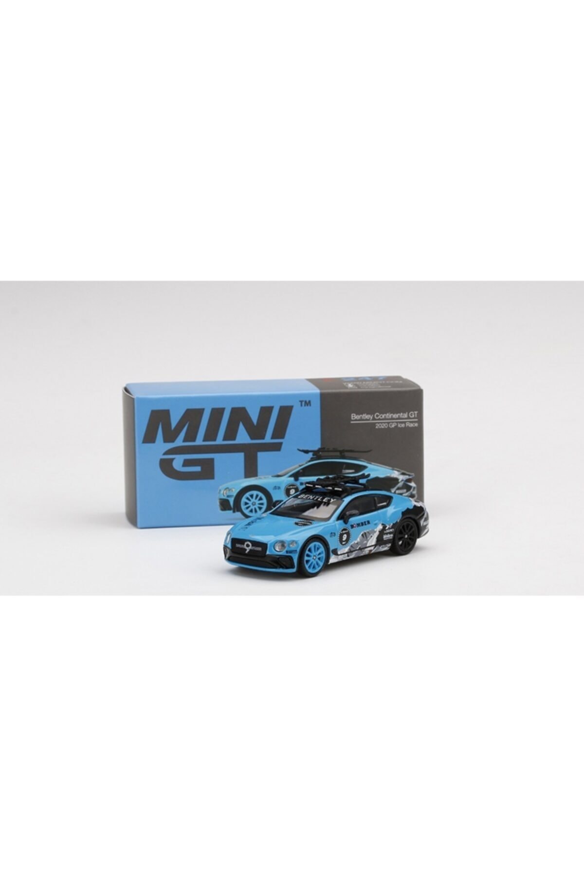 mini gt Bentley Continental Gt 2020 Gp Ice Race 1:64 Model Araba