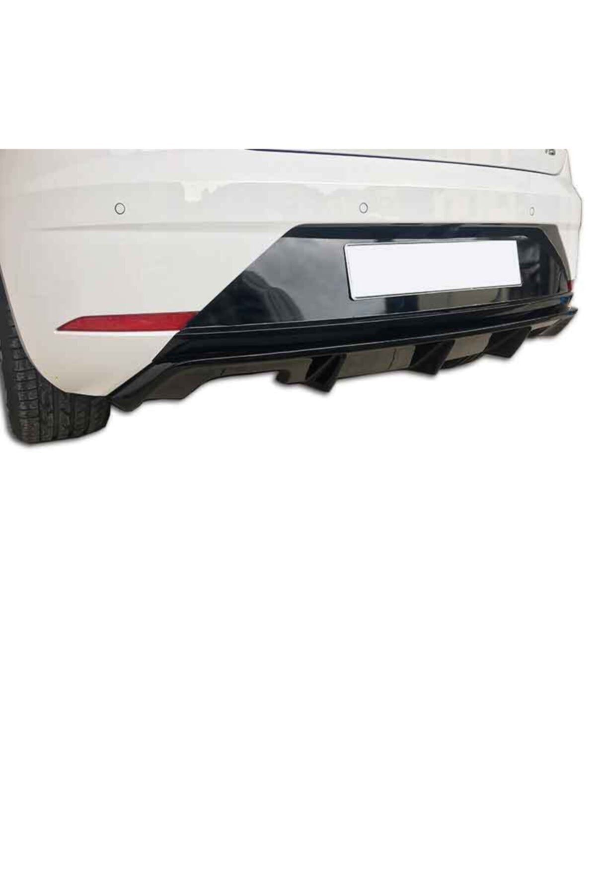 stuning Seat Leon Mk3.5 Çift Çıkış Arka Difüzör Plastik 2017-