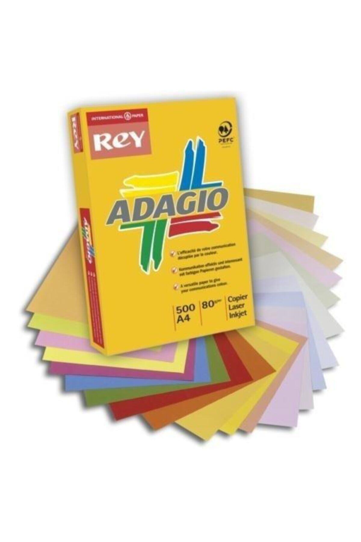 Rey Adagıo Renkli Fot.kağ.a-4 80 Gr.f.yeşil 500 Lü