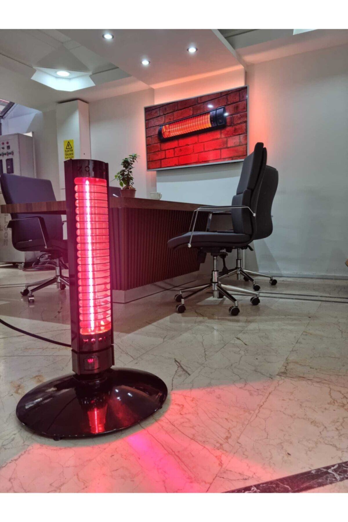 Elcon St-rch2500/6 Stand Tipi Kumandalı 665mm Infrared Isıtıcı Su Geçirmez Ip67 Sertifikalı
