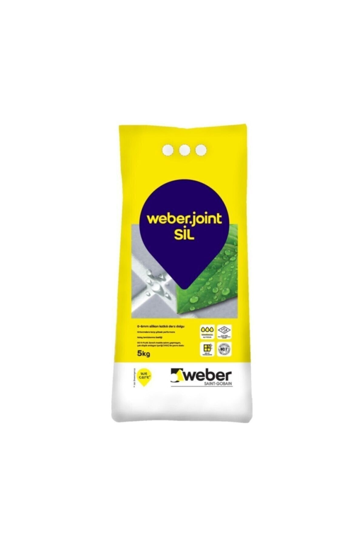 WEBER Derz Dolgu Silikonlu Siyah 5 Kg