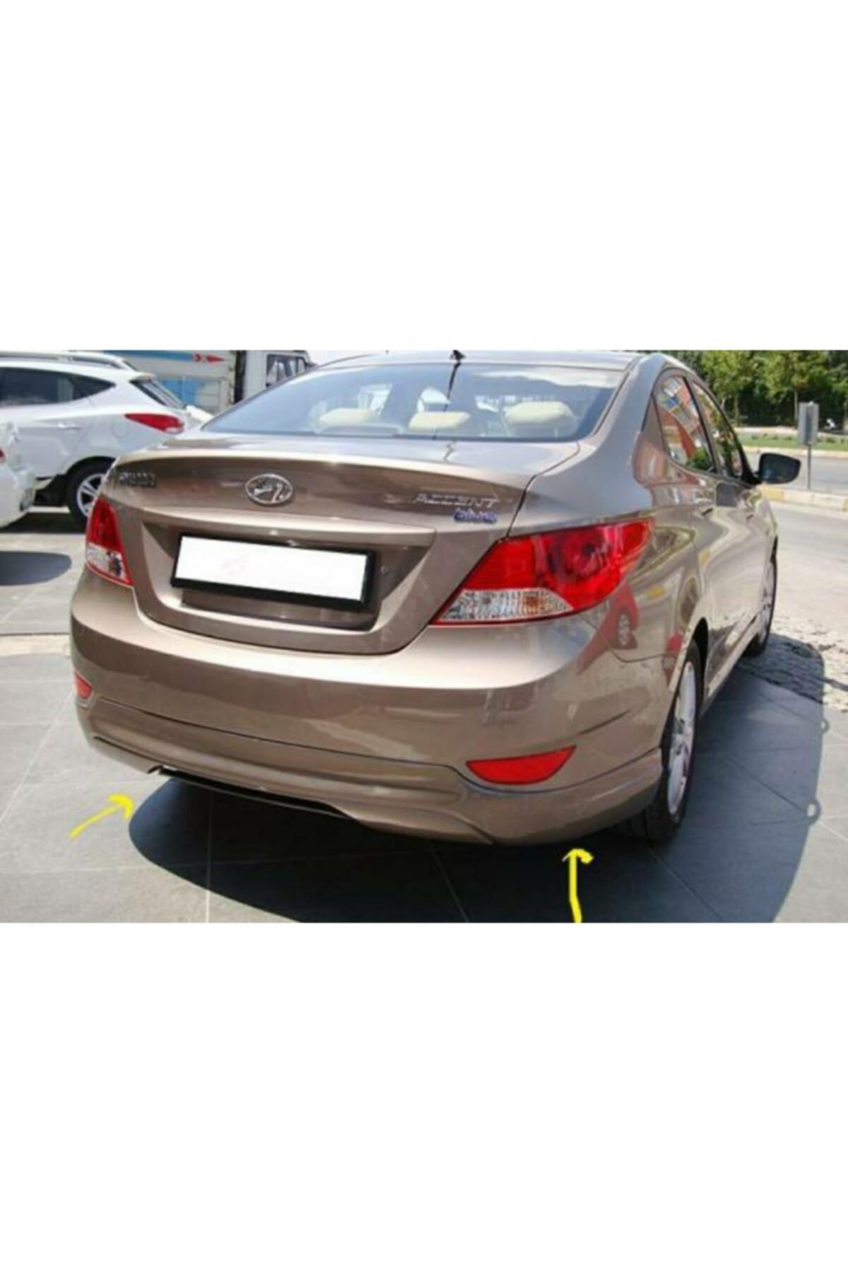 stuning Hyundai Blue Arka Tampon Eki Fiber Boyasız 2011-