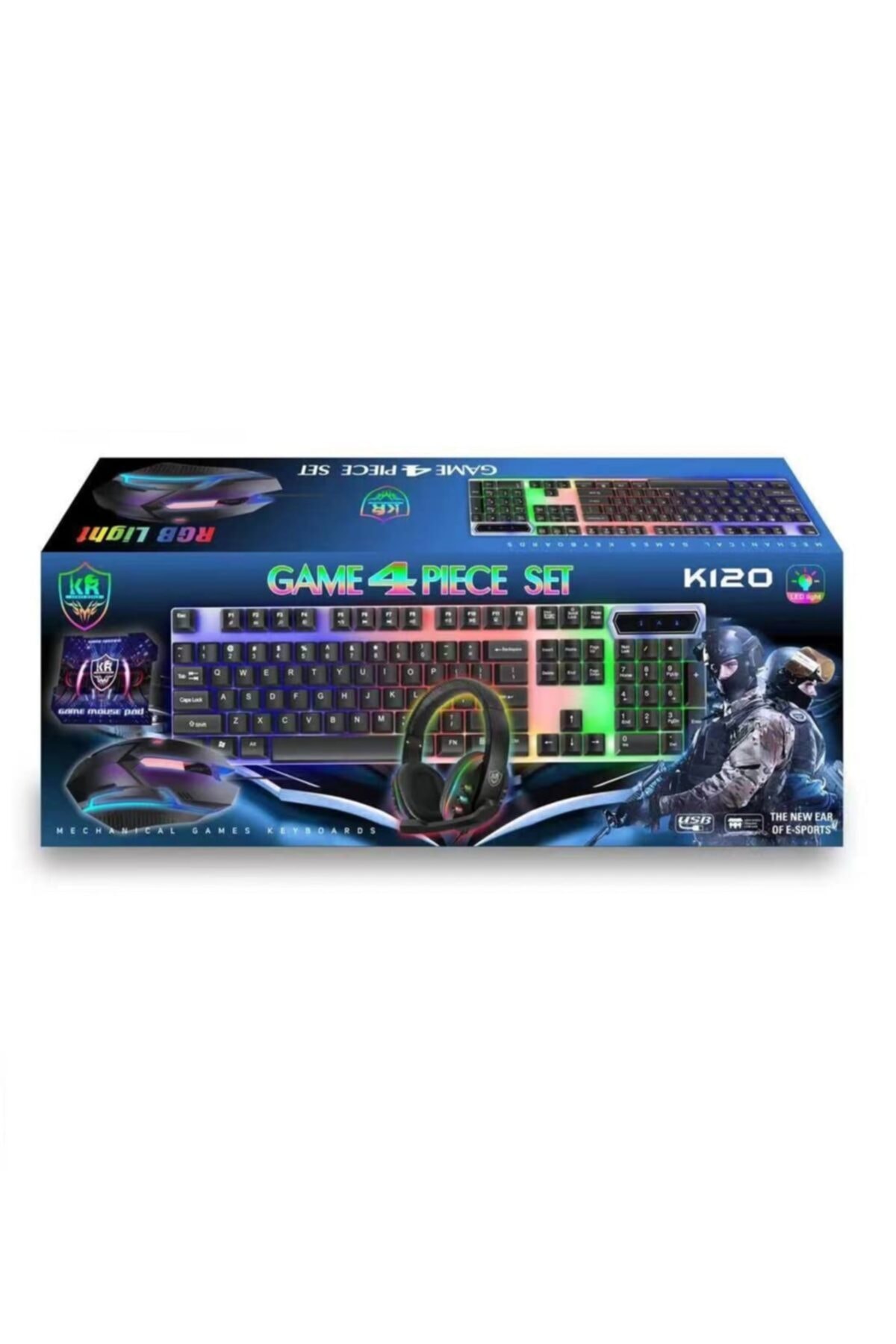 TeknoDuvar K120 Oyuncu Gamer Seti