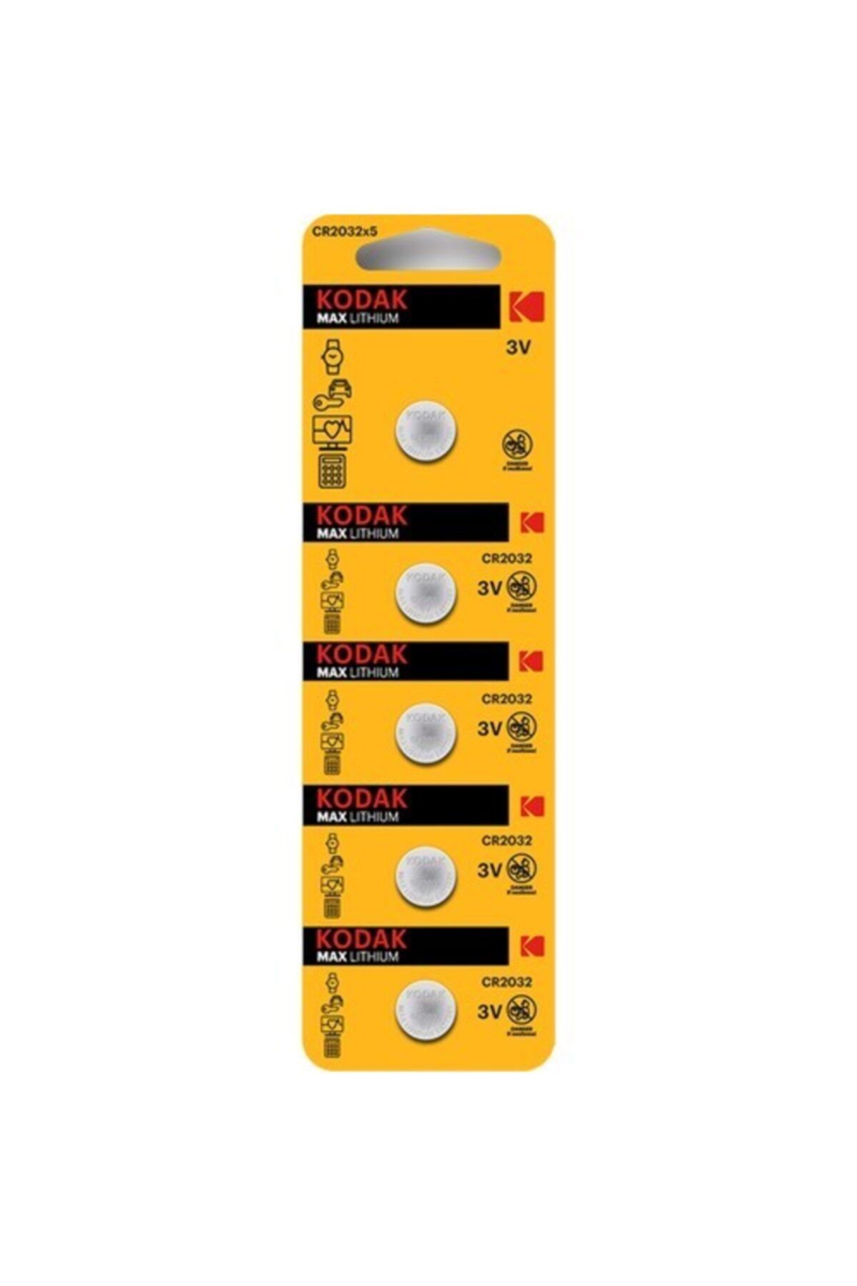 Kodak Cr2032 Lithıum Para Pil 5'li 3v