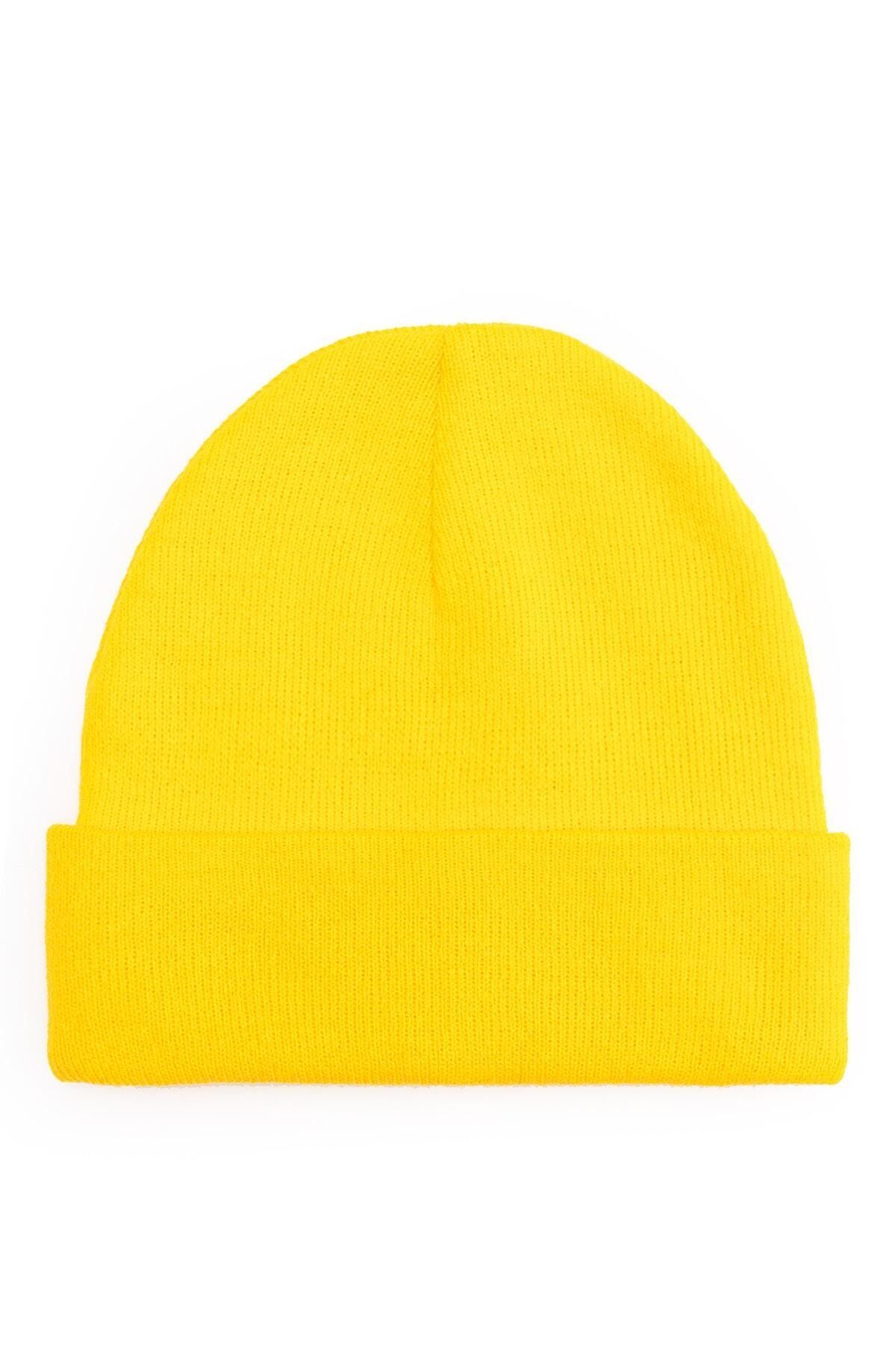 BabyCoco Basic Bere Triko Sonbahar Kışlık Sarı Unisex