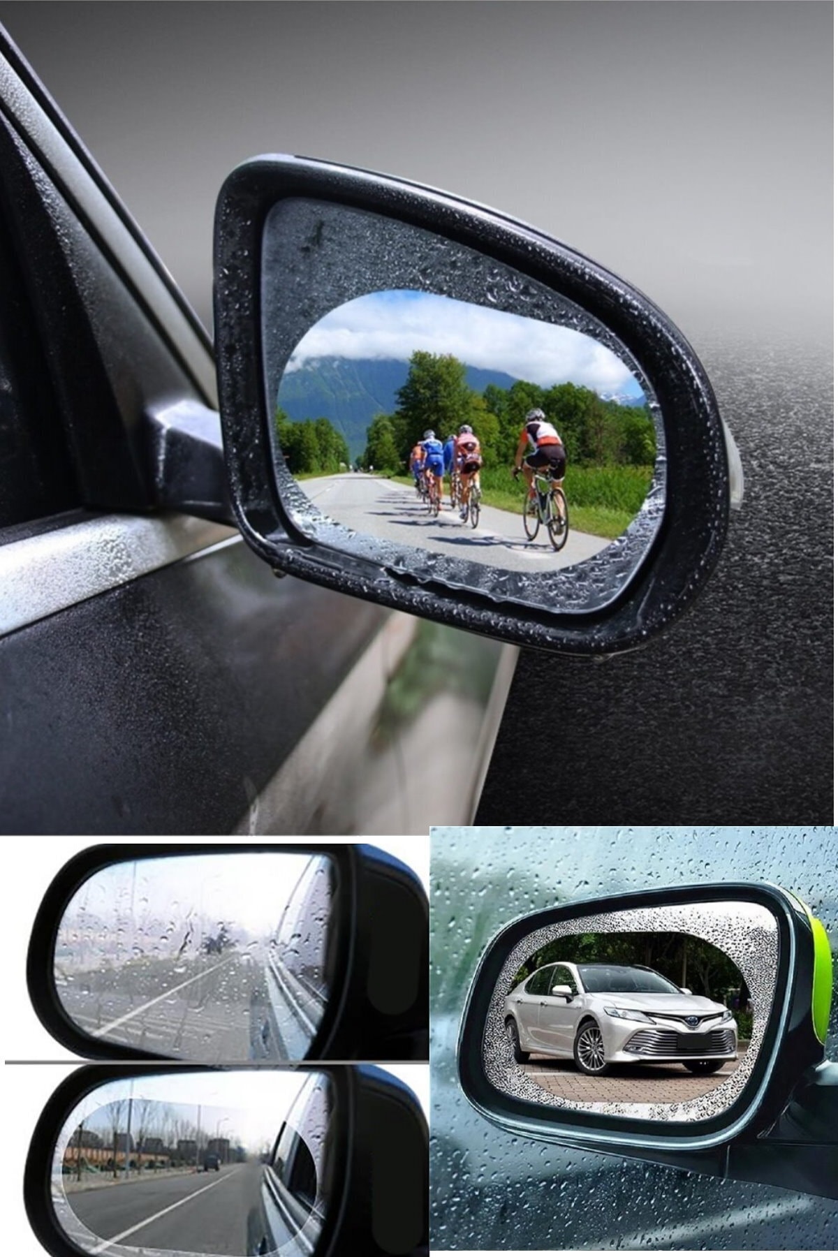 esmelen Aynalarınızı Yağmurdan Ve Buğudan Koruyan Yağmurlu Günde Sürüşü Kolaylaştıran Ayna Yağmur Kaydırıcı