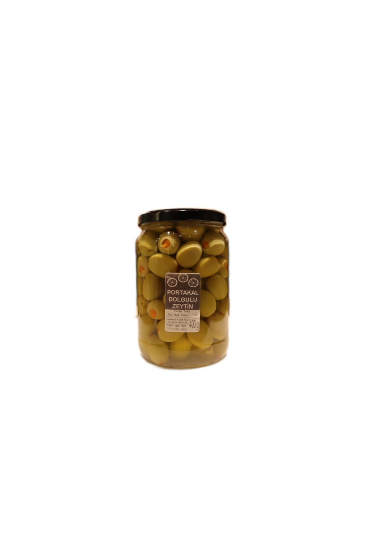 Ender Zeytin Portakal Dolgulu Yeşil Zeytin 400 gr