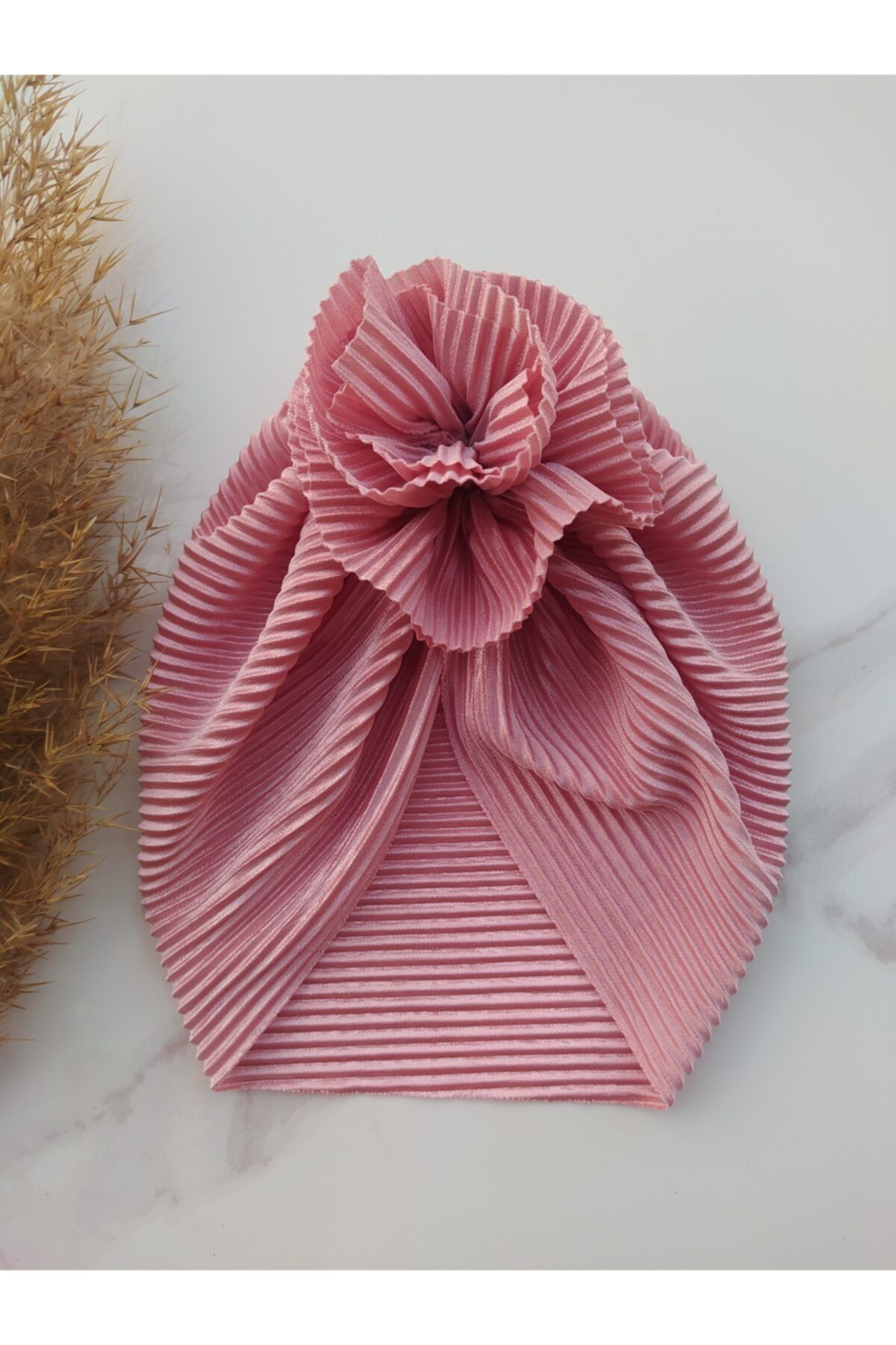 Mellonia Cc Pembe Gül Dikişsiz Bebek Bone