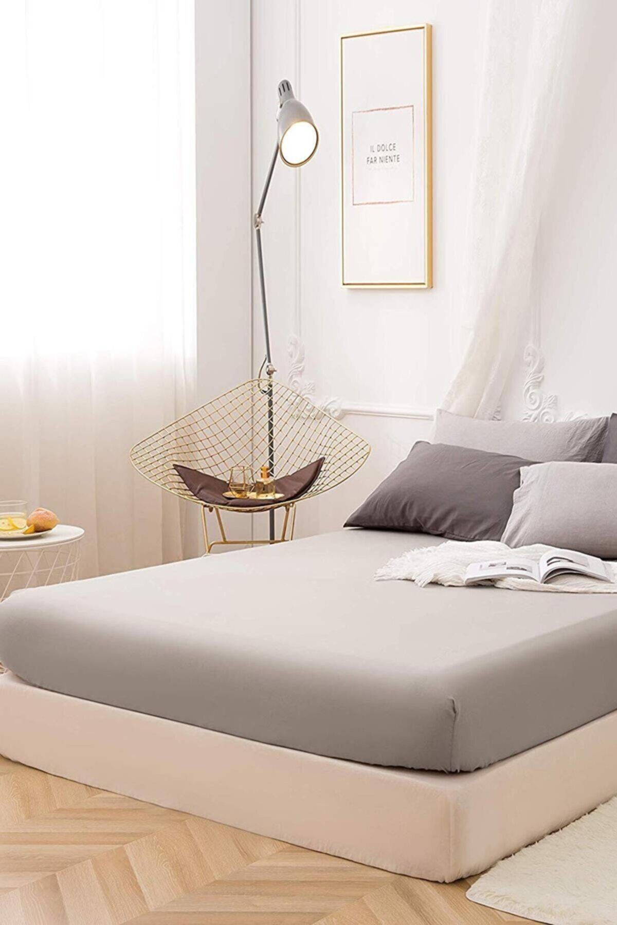 Sheri Home Tekstil Lastikli Penye Çarşaf 1. Kalite 26 Renk Tek Çift Battal Boy