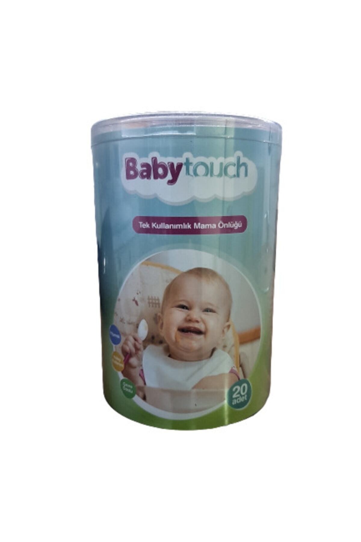 BABY TOUCH Babytouch Tek Kullanımlık Mama Önlüğü (20 Adet) Yüksek Emici Dokulu Ön Yüzey Su Geçirmez Arka Yüzey
