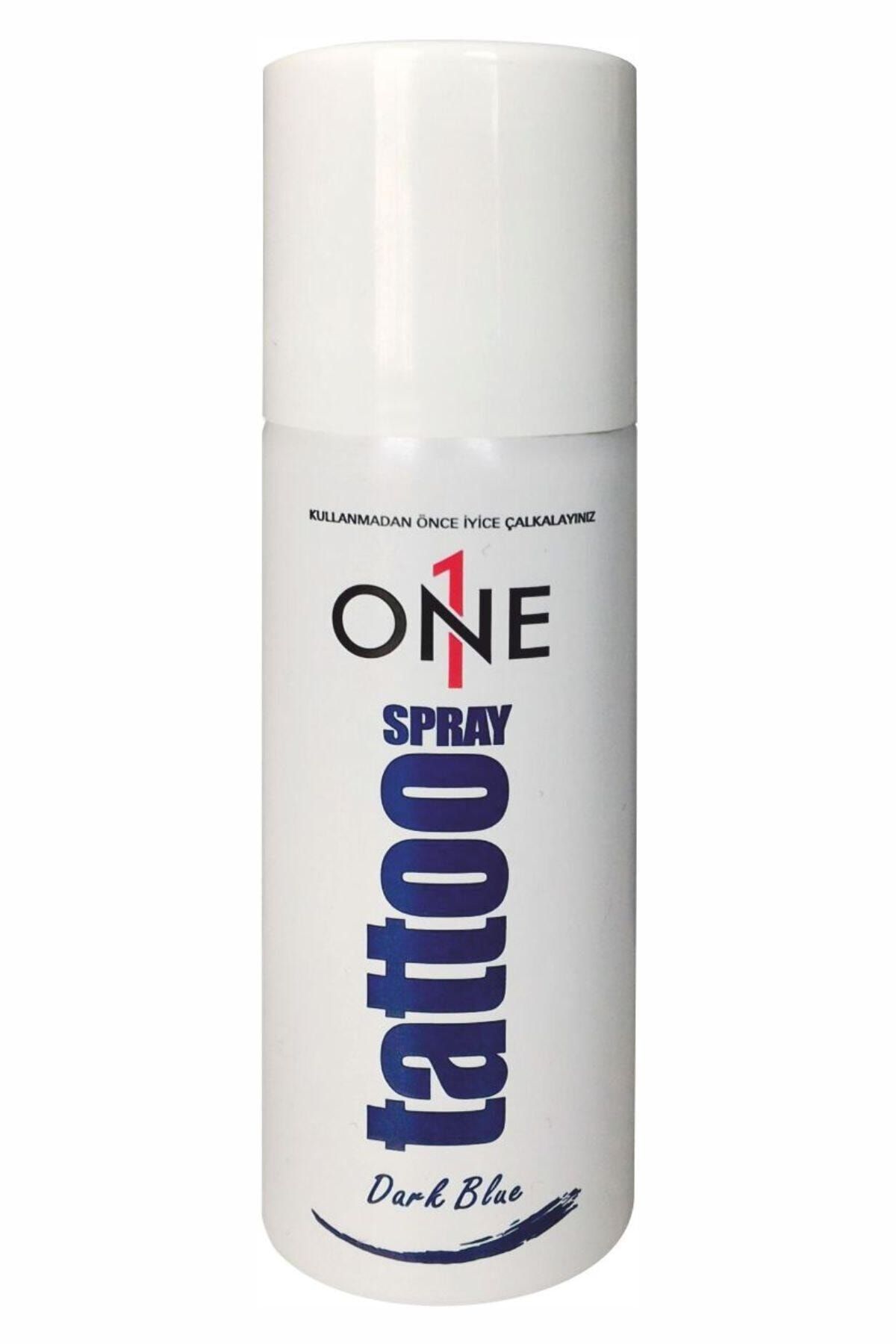 ONE SPRAY TATTOO Dark Blue Gerçek Dövme Rengi Geçici Dövme Spreyi 7700020