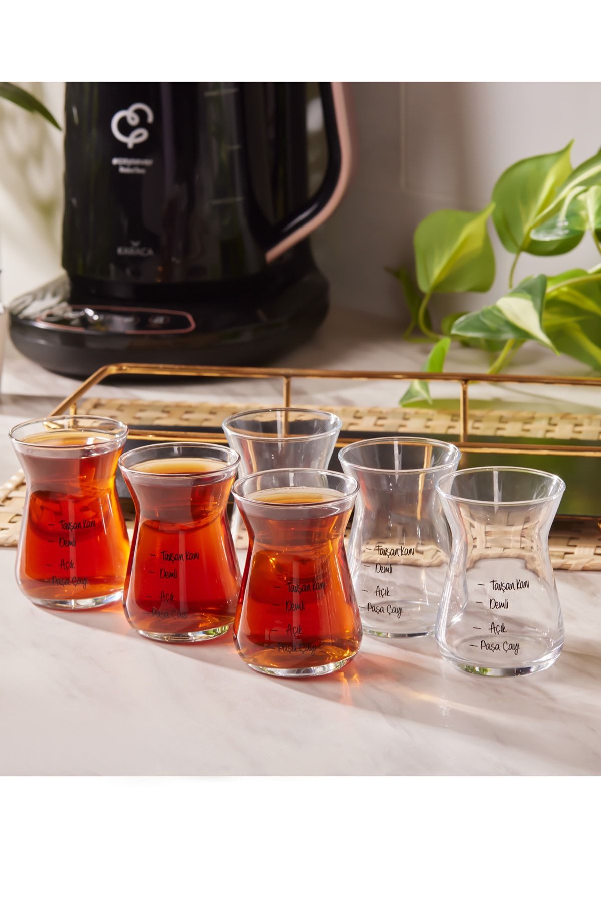 Karaca Tea Style 6lı Çay Bardağı