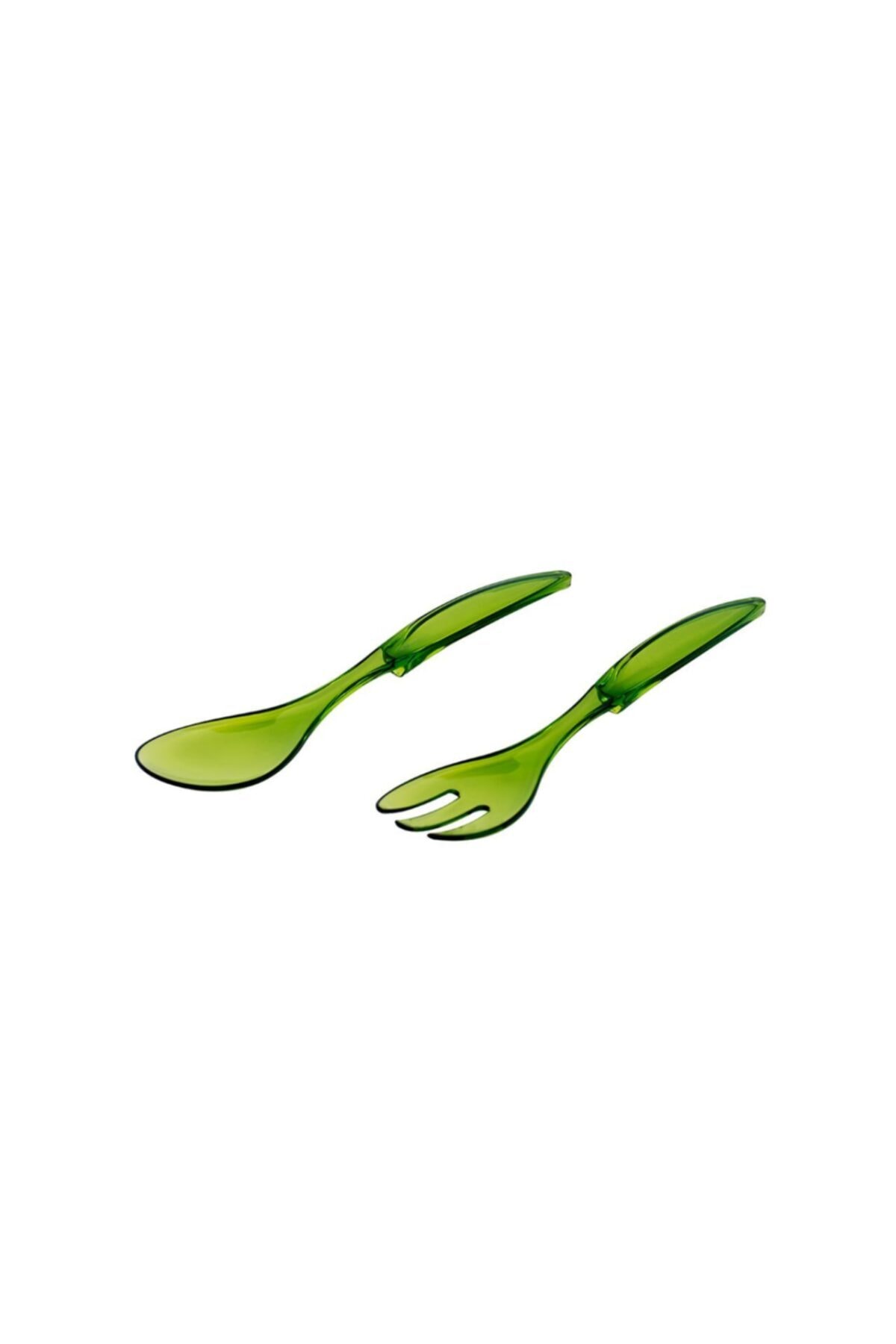 EW's Kitchenware 2'li Yeşil Çatal Kaşık Seti