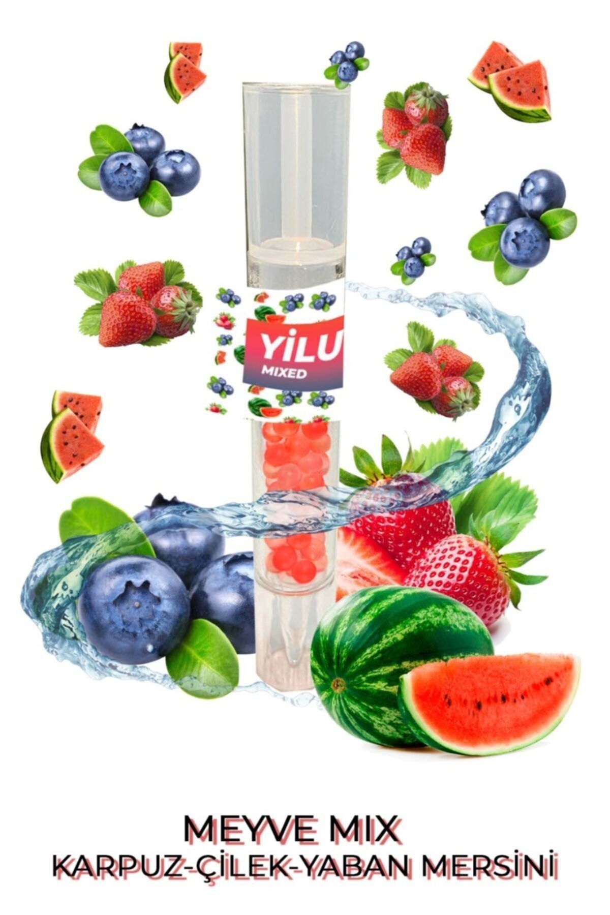YİLU Mentol Topu 100 Adet Meyve Mix Aplicatör