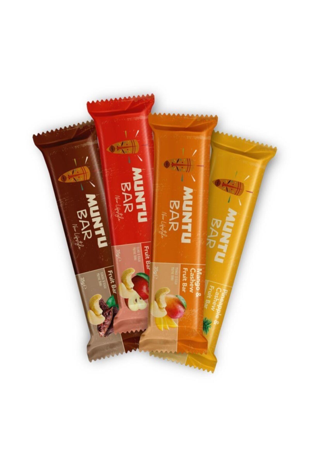 muntu Mix Deneme Paketi Meyve Barı 35g x 12 Adet