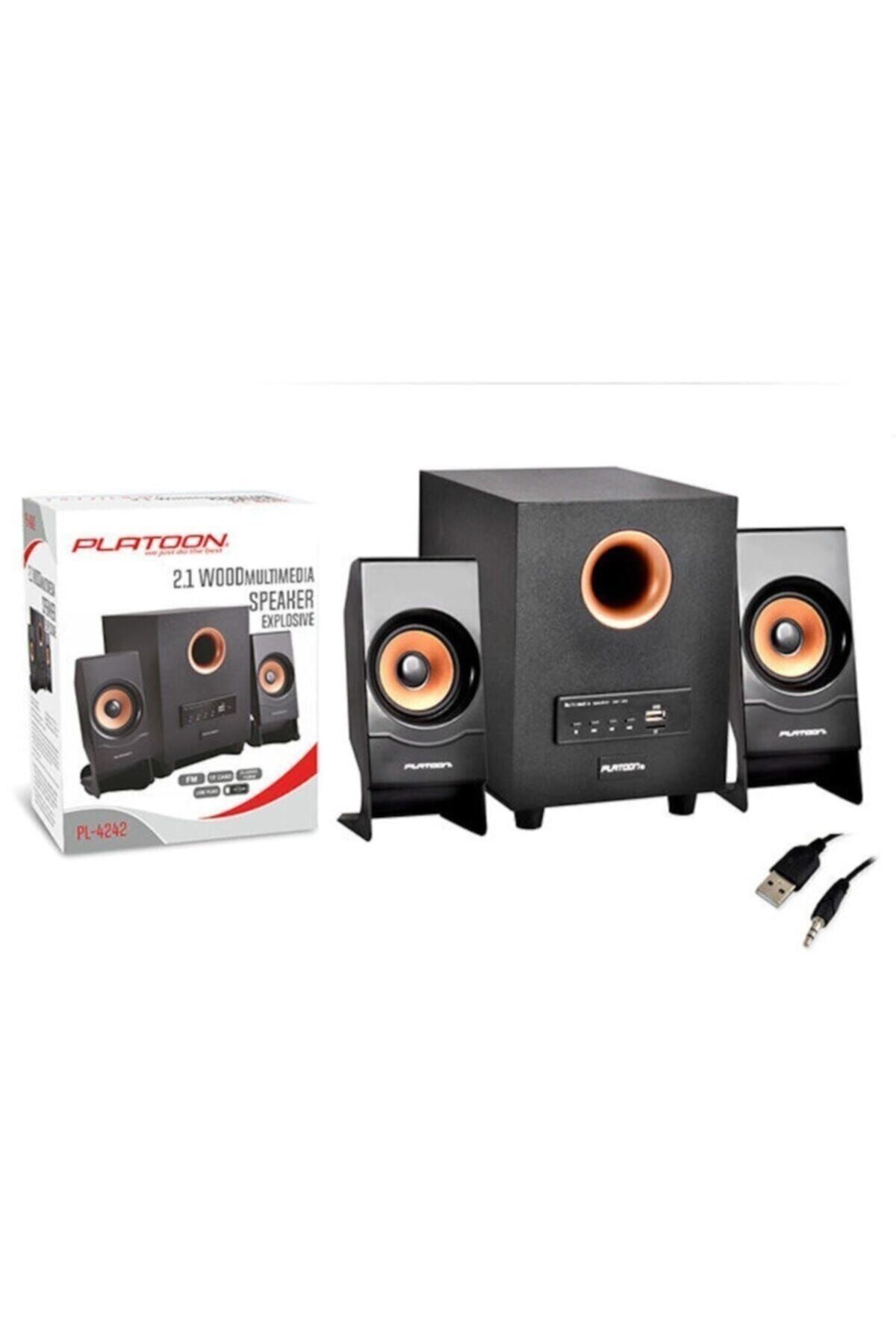 ELECTROLİFE Pl-4242 Usb-sd Kart-fm 2+1 Ses Sistemi