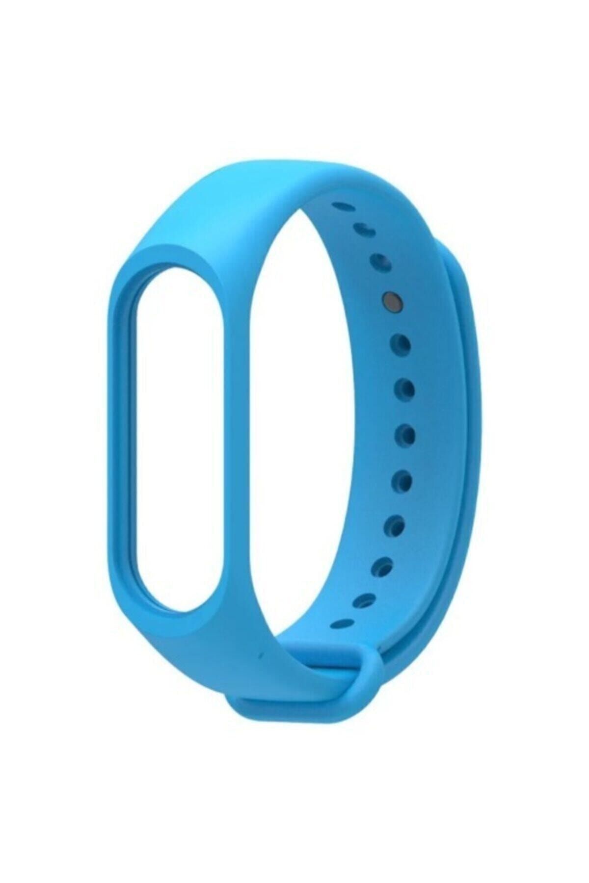 ucuzmi Xiaomi Mi Band 3 - Mi Band 4 Akıllı Bileklik Kordon Kayış 3m Nano Deniz Mavisi Renk