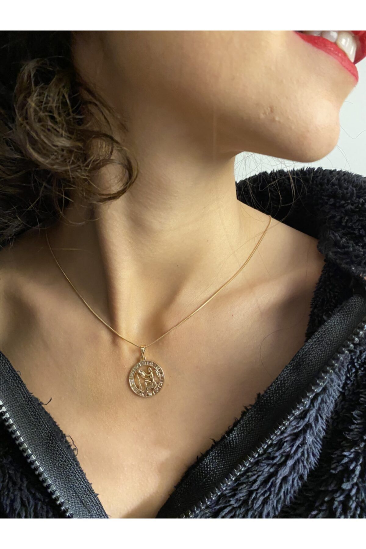 thingslikeflower Astroloji Başak Burcu Rose Renkli Xupıng Ithal Zincir Kolye