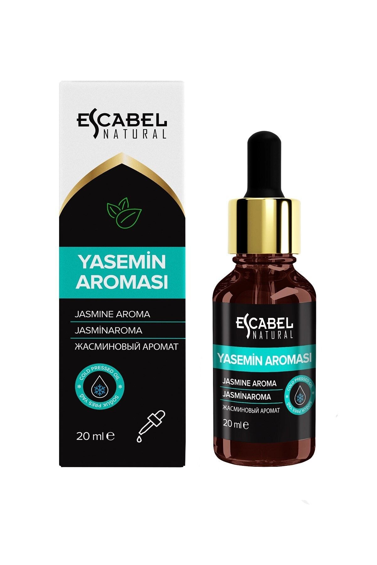 Escabel Bakım Yağı Saf Yasemin Aroması Yağı Antiseptik Mikrop Bakterilere Doğal Bakım Yağı 20 ml