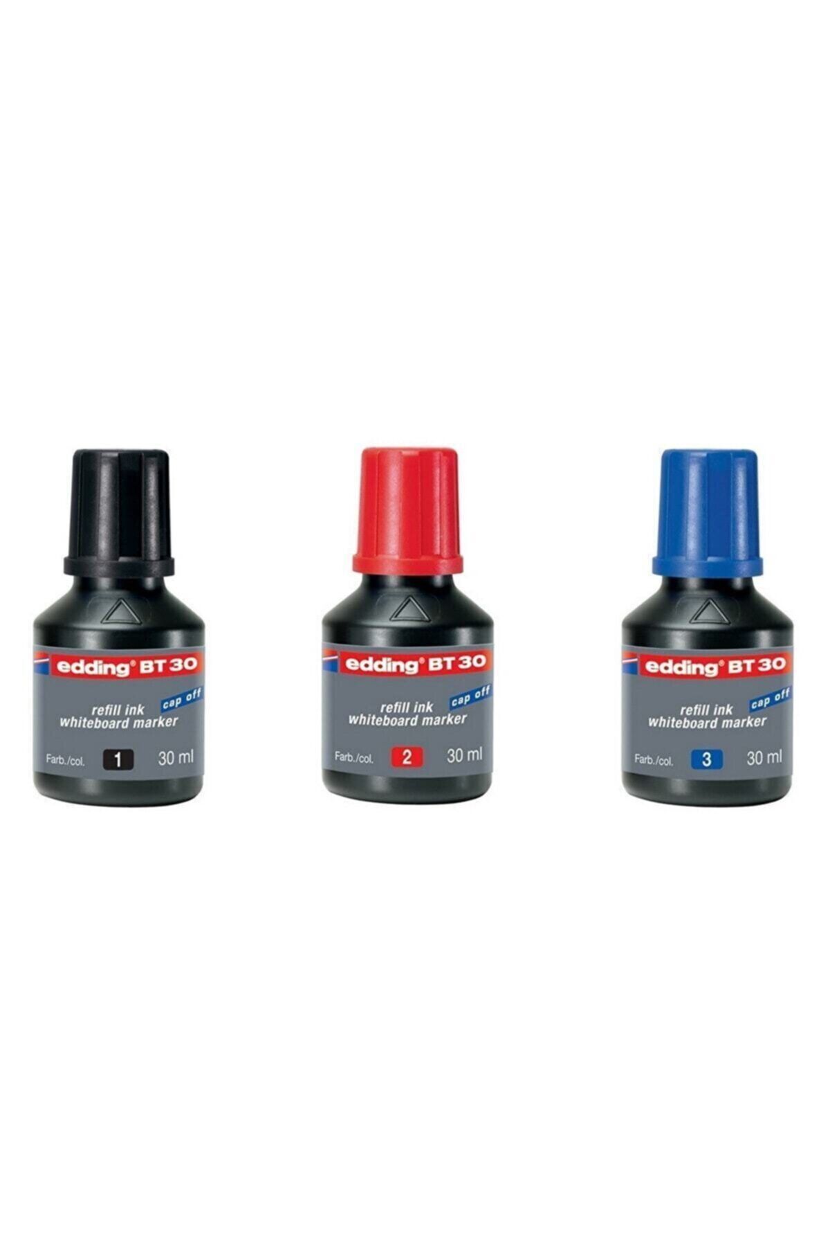 Edding Bt-30 Beyaz Tahta Kalem Mürekkebi 30 Ml 3 Renk
