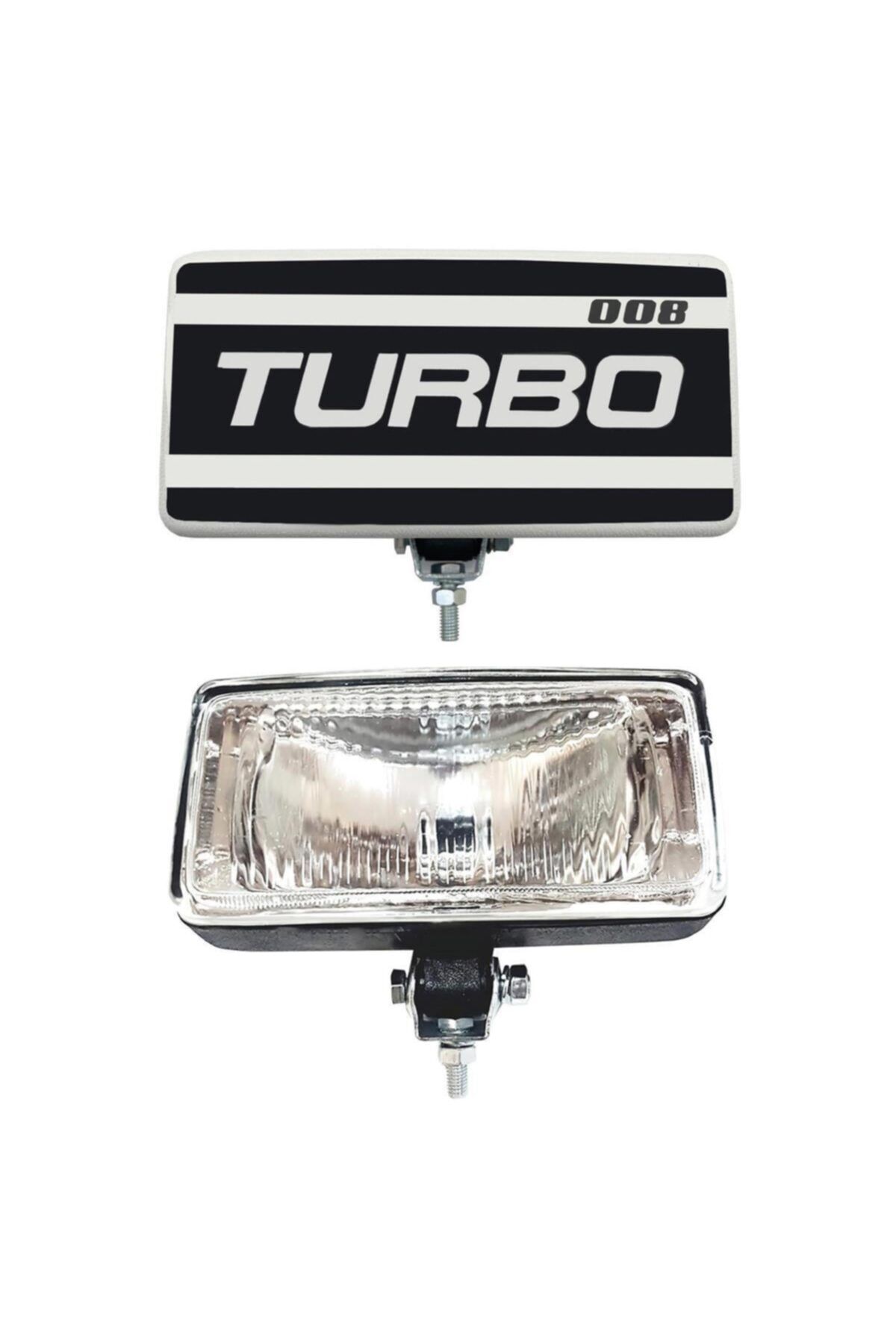 TURBO 008 Camlı Sis Lambası Sis Farı Beyaz 1 Adet