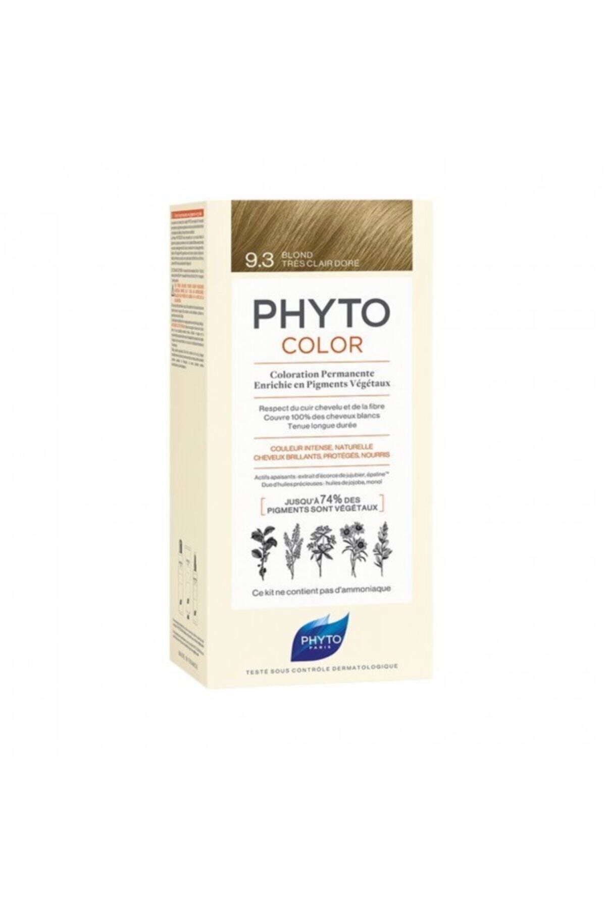 Phyto Color 9.3 Açık Sarı Dore Bitkisel Saç Boyası (YENİ AMBALAJ)