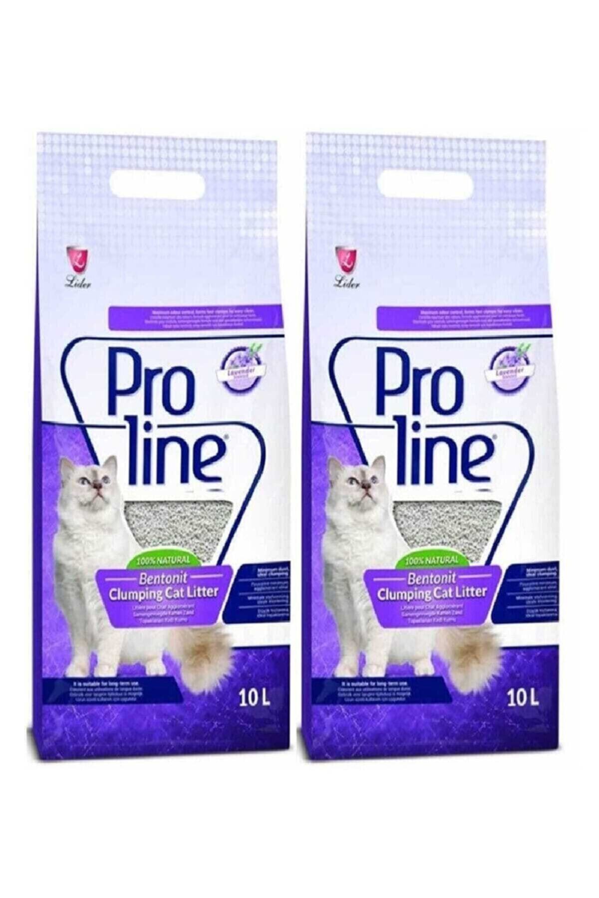 Pro Line Proline Lavanta Kokulu Kedi Kumu 10 Lt. X 2 Adet