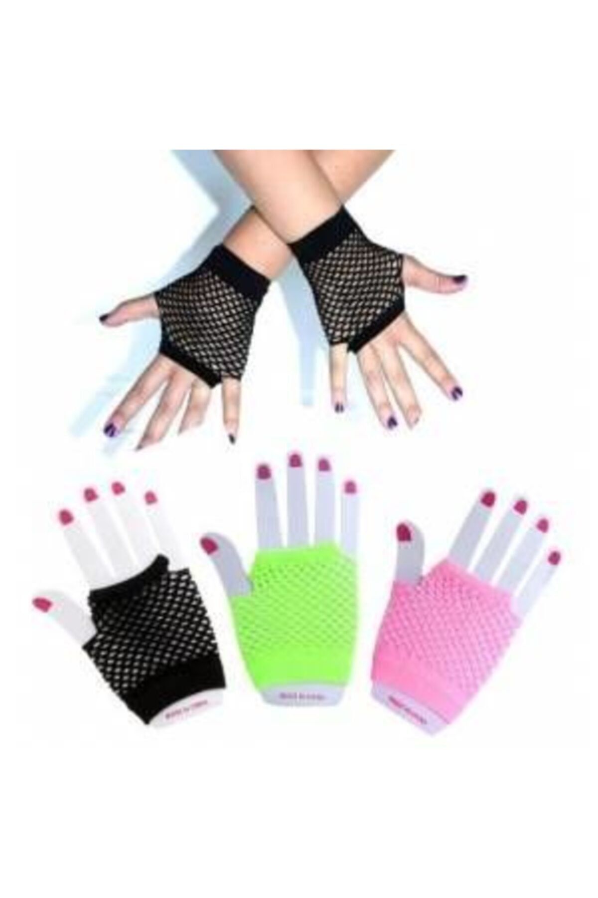 Yakamoz home Neon File Kısa Eldiven 12 Adet