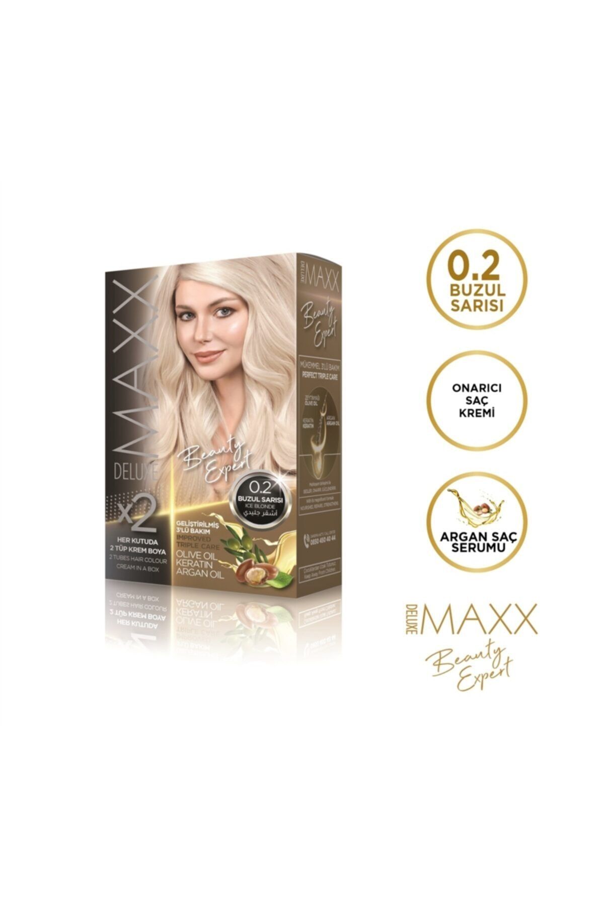 MAXX DELUXE Beauty Expert 0.2 Buzul Sarısı Set Boya