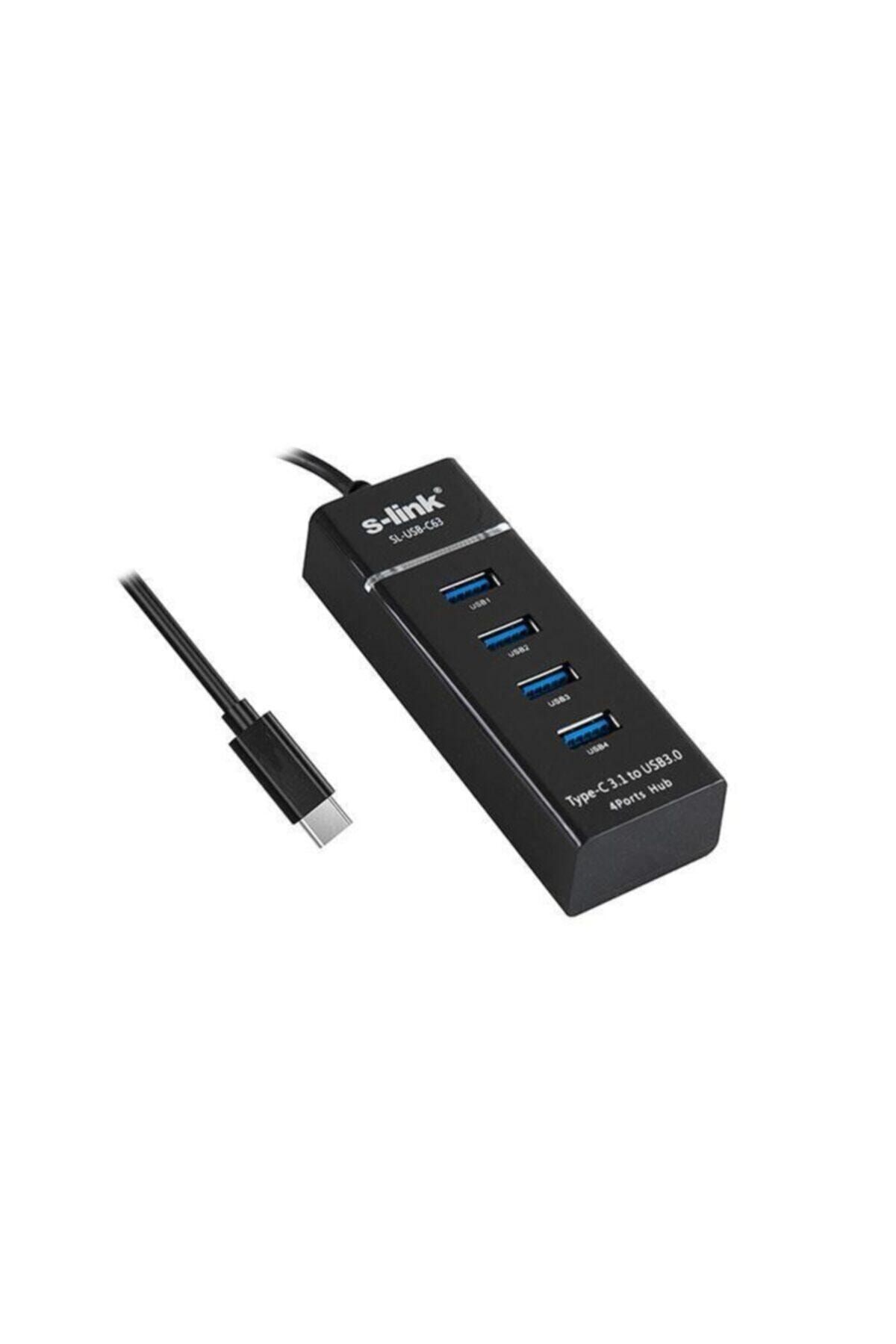 Retro Sl-usb-c63 Usb3.1 Type C To 4port 3.0 Çevirici Hub