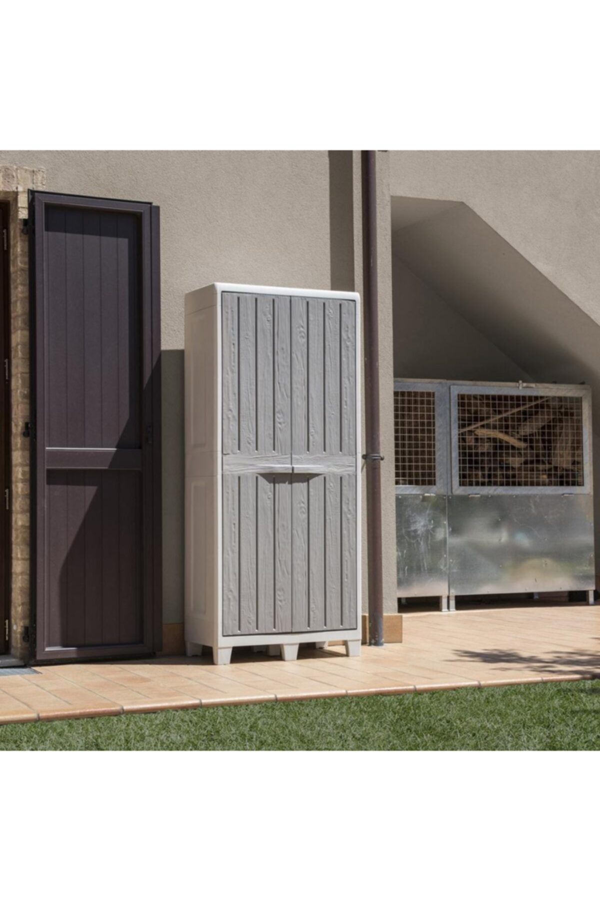 Depodeco Toomax Florida Xl Bahçe Dolabı, Balkon Dolabı, Banyo Dolabı