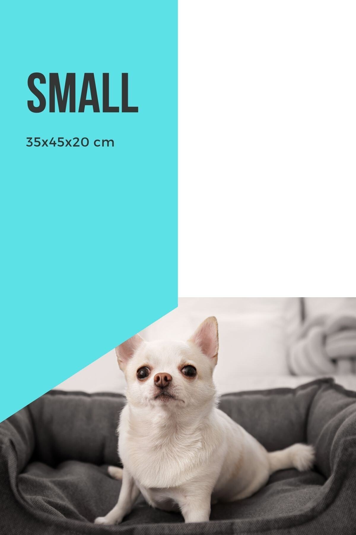 BYPET Kedi Köpek Yatağı Büyük Boyutlar Leke Tutmaz Silikon Elyaf Dolgulu Köpek Yatağı Small