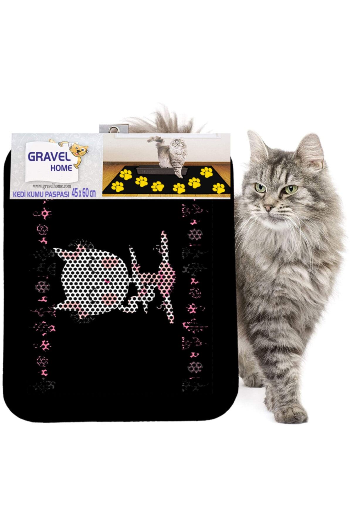 Gravel Kedi Kumu Paspası Yeni Sezon 45 X 60 Cm Nrszn0029