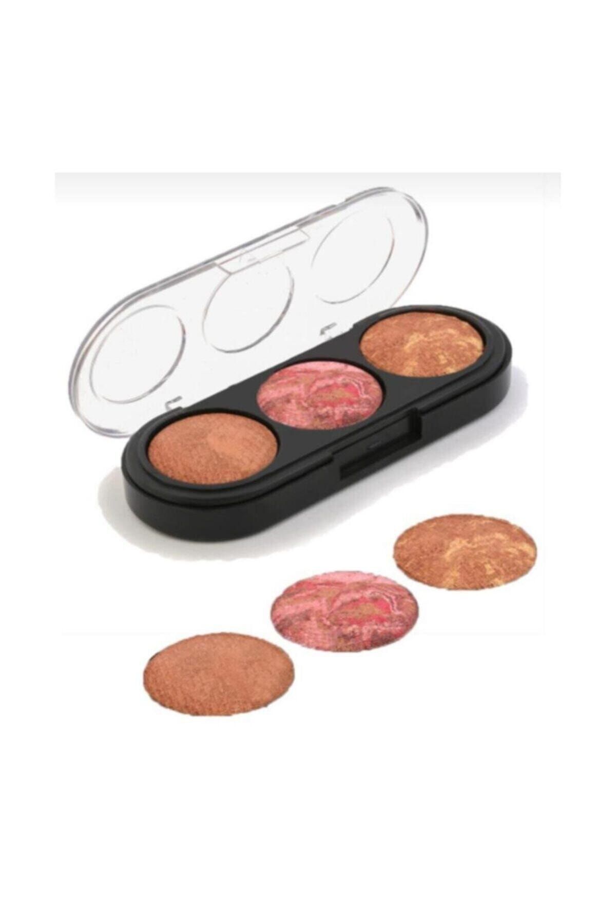 Makeuptime 3'lü Terracotta Allık