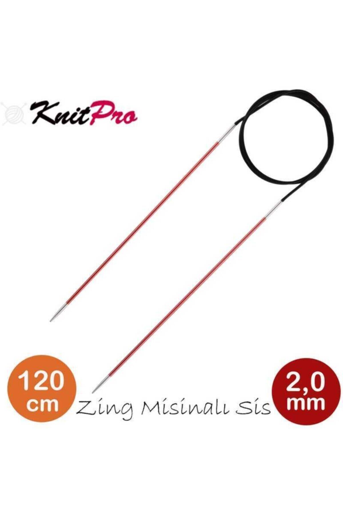 KnitPro Knıtpro (47181) Knıtpro Zing Misinalı Şiş 120 Cm 2 Mm